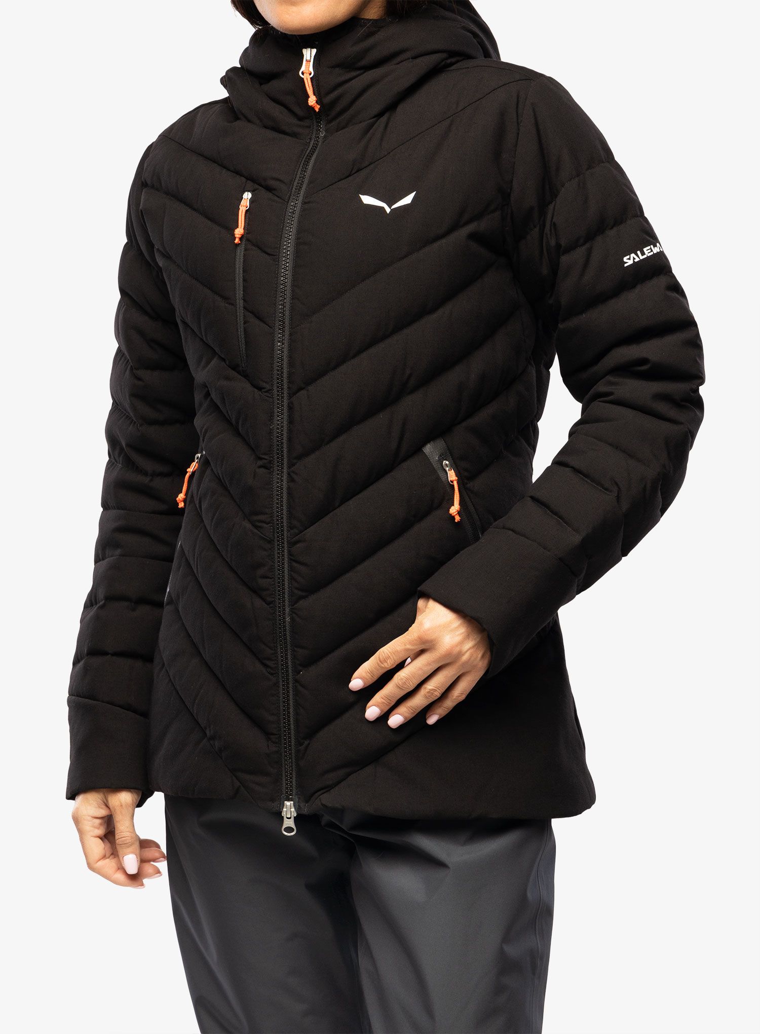 Dámská péřová bunda Salewa Raiser Medium Rds Down Jacket- black