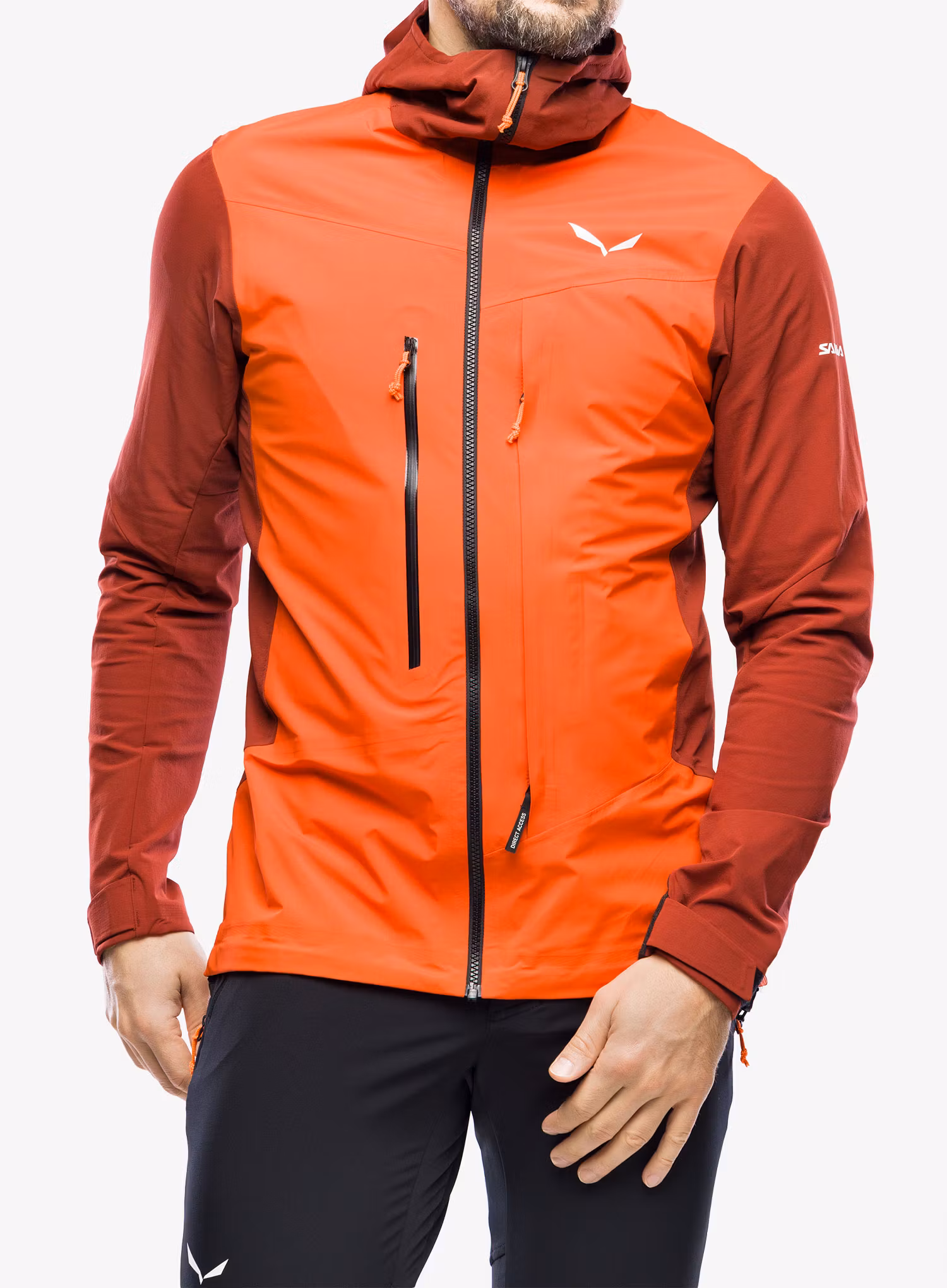 Bunda na skialpinismus Salewa Sella DST Hyb Jacket - syrah