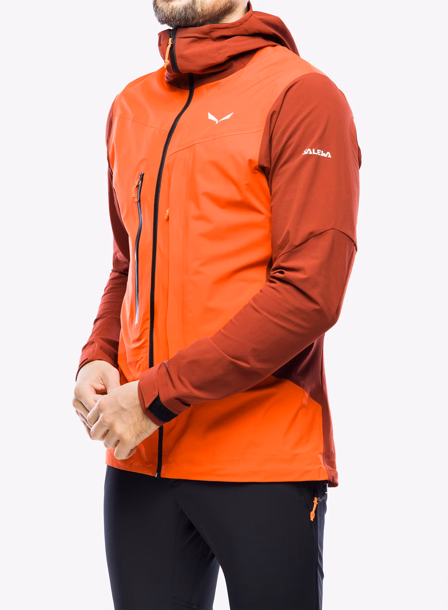 Bunda na skialpinismus Salewa Sella DST Hyb Jacket - syrah