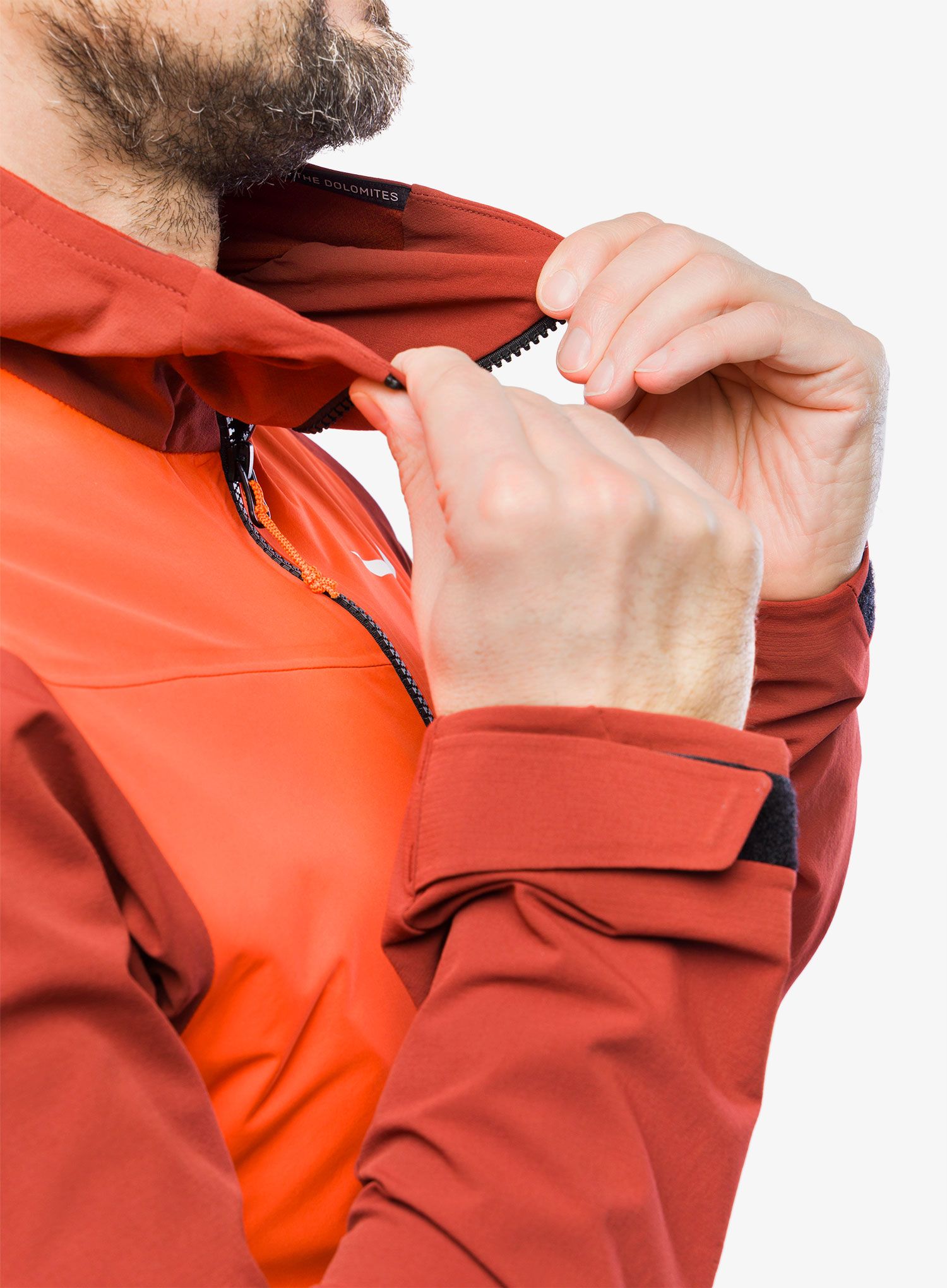 Bunda na skialpinismus Salewa Sella DST Hyb Jacket - syrah