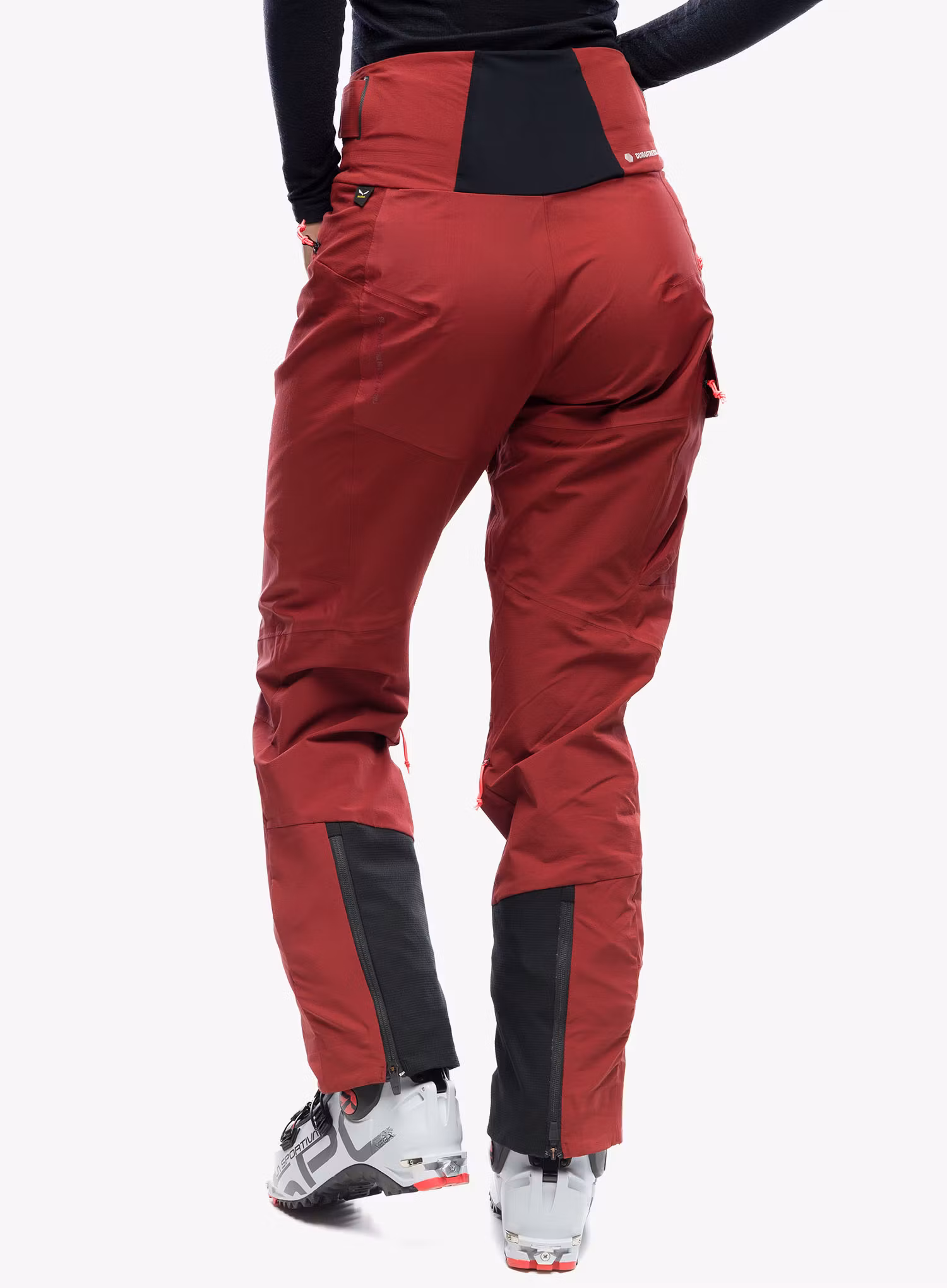 Nepromokavé kalhoty dámské Salewa Sella DST Hyb Pant - syrah