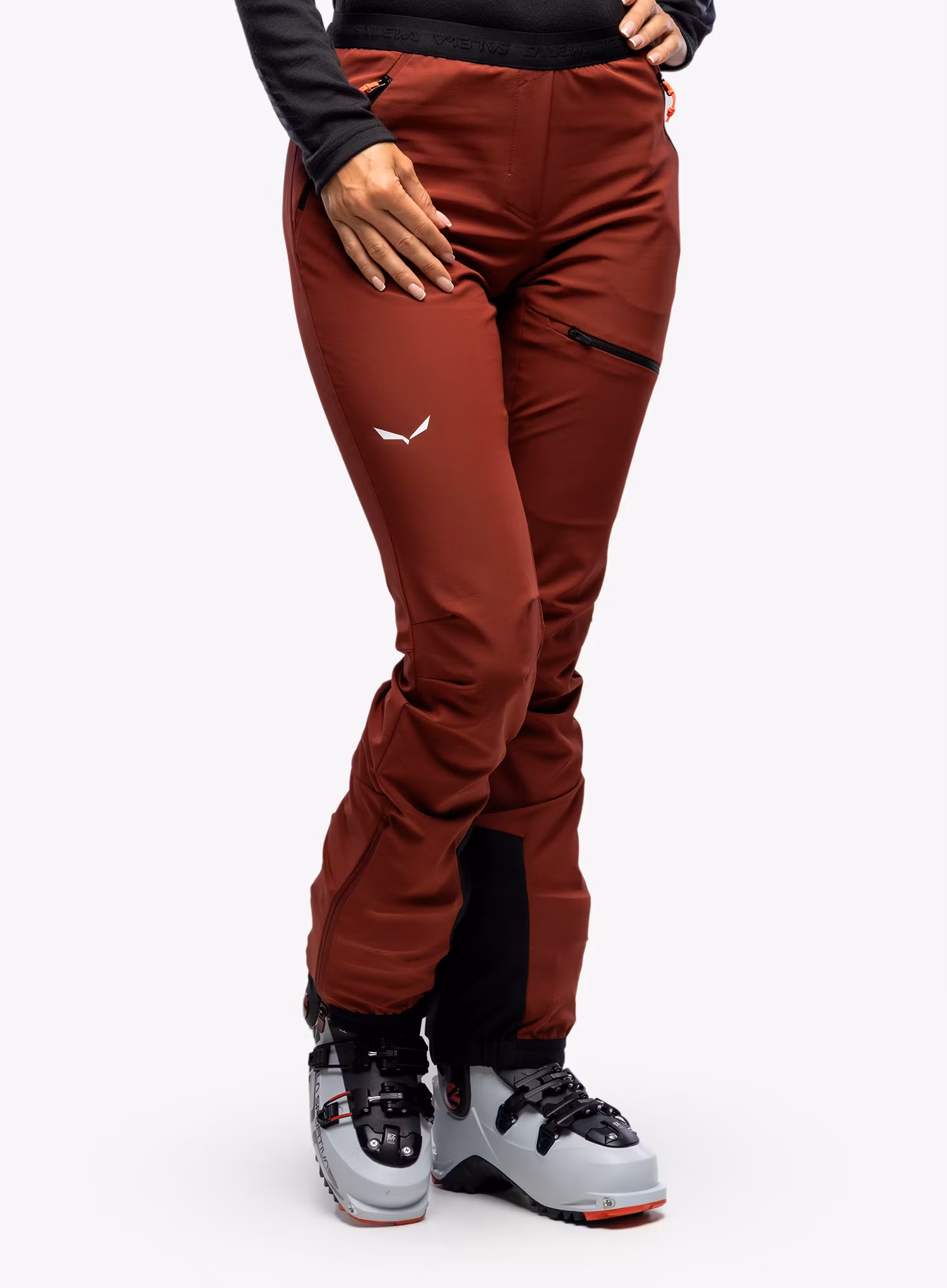 Kalhoty dámské Salewa Sella DST Light Pants - syrah