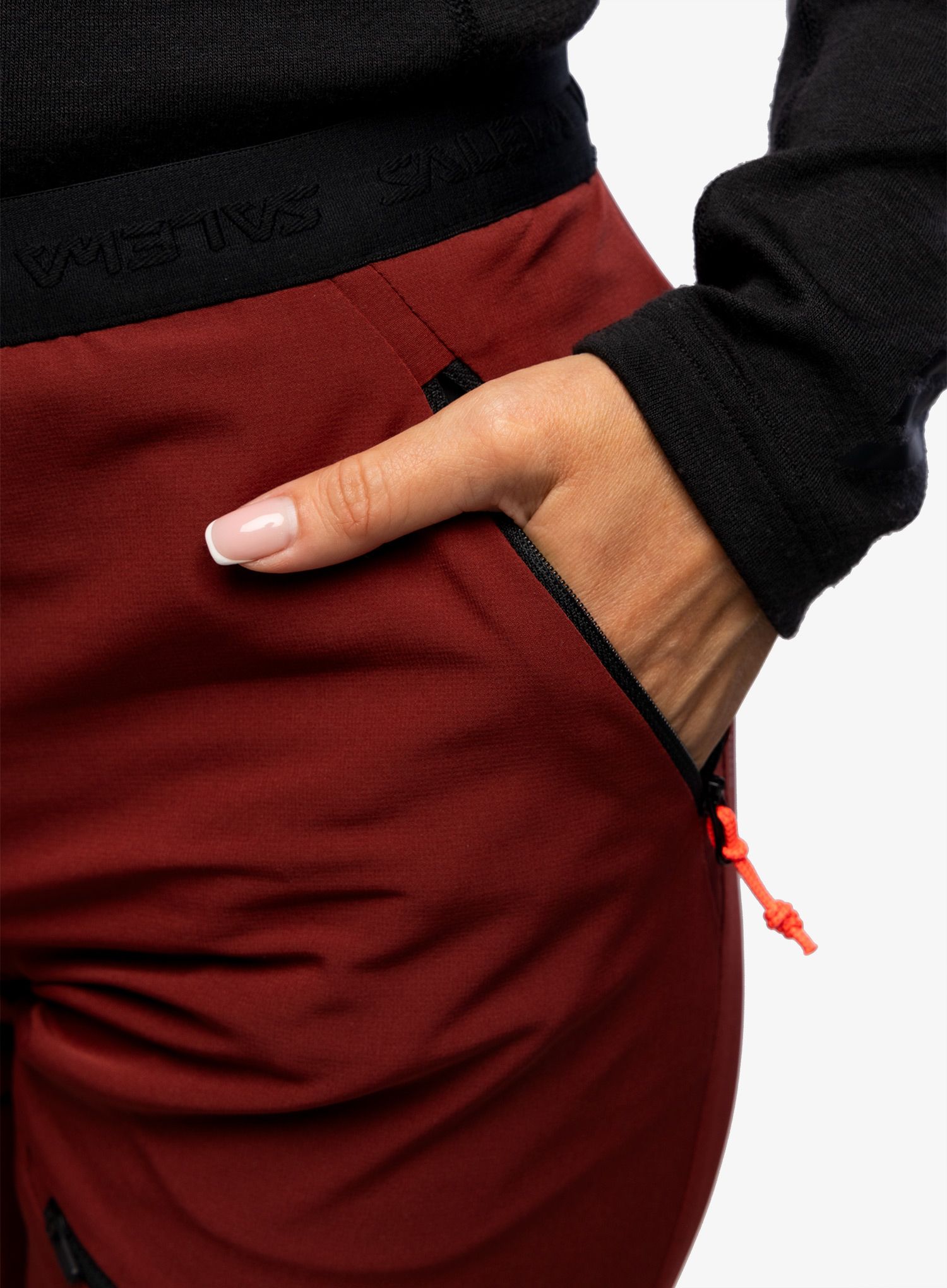 Kalhoty dámské Salewa Sella DST Light Pants - syrah