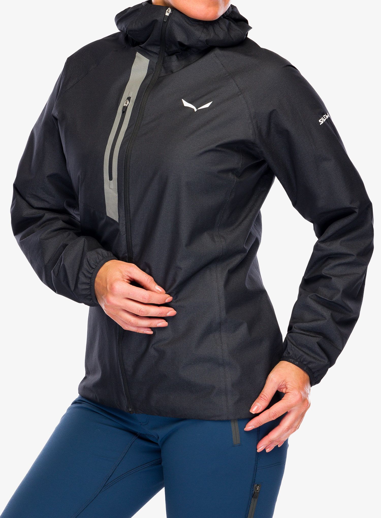 Dámská bunda Salewa Vioz Ptx/Ptc Wool Alpha Jacket - black