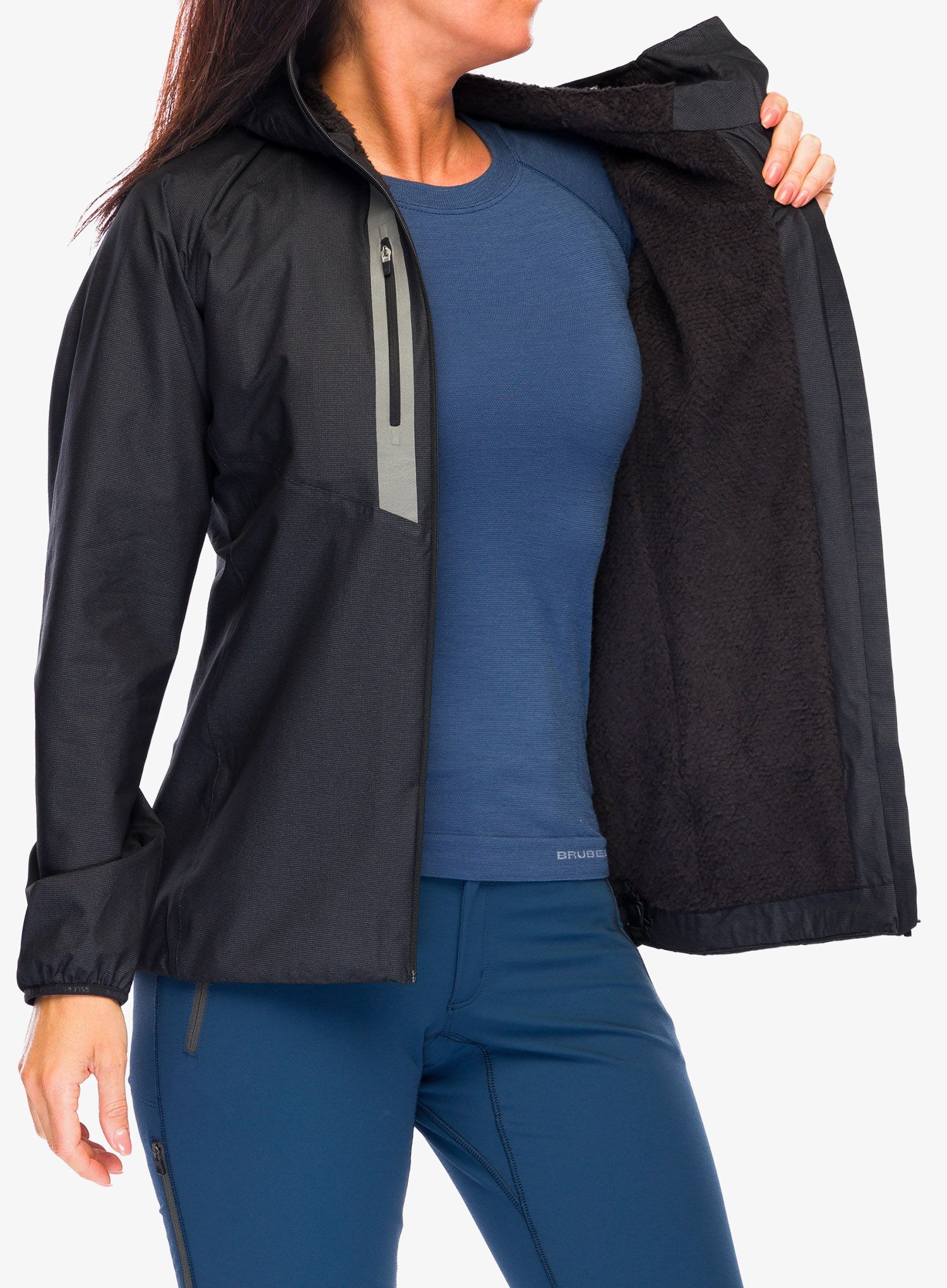 Dámská bunda Salewa Vioz Ptx/Ptc Wool Alpha Jacket - black