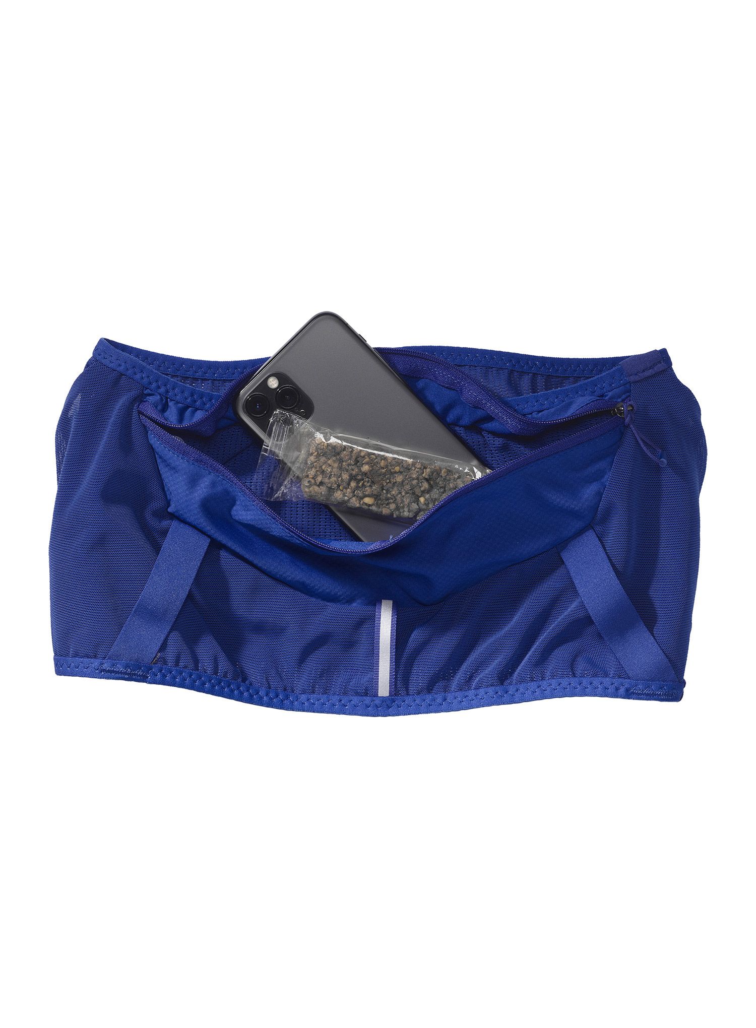 Běžecký opasek Salomon Adv Skin Belt - surf the web/black