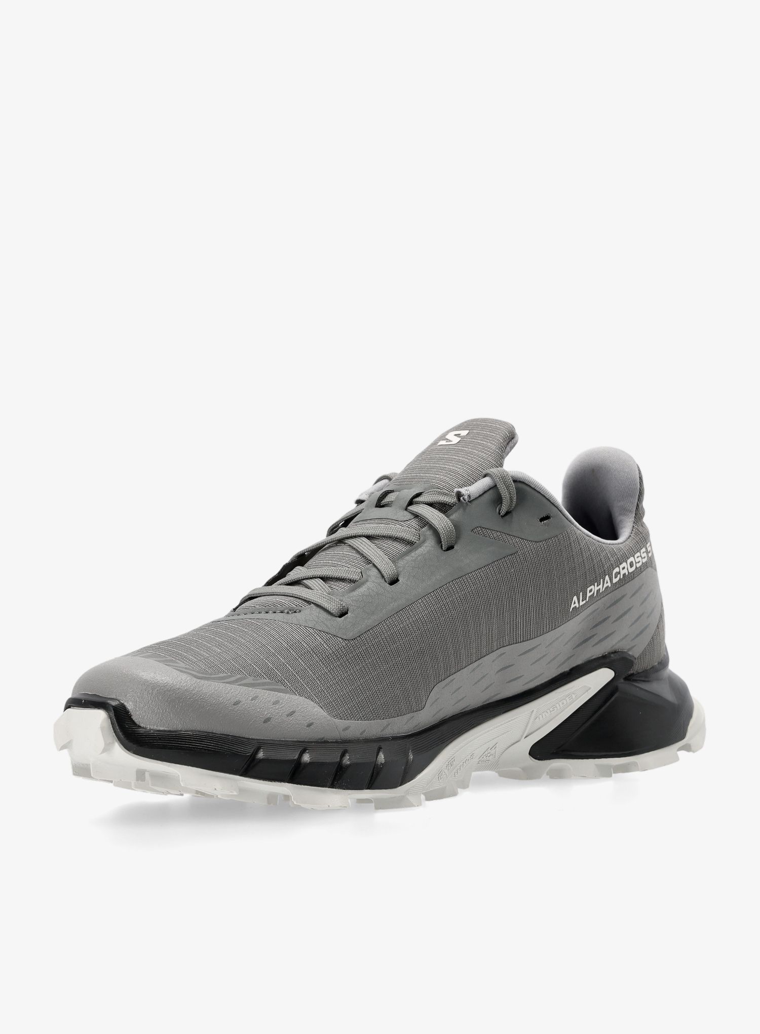 Běžecké boty do terénu Salomon Alphacross 5 - pewter/black/ghost
