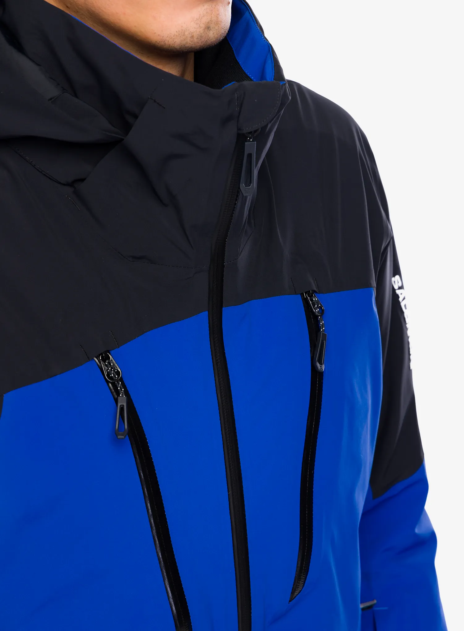 Lyžařská bunda Salomon Brilliant Jacket - surf the web/deep black