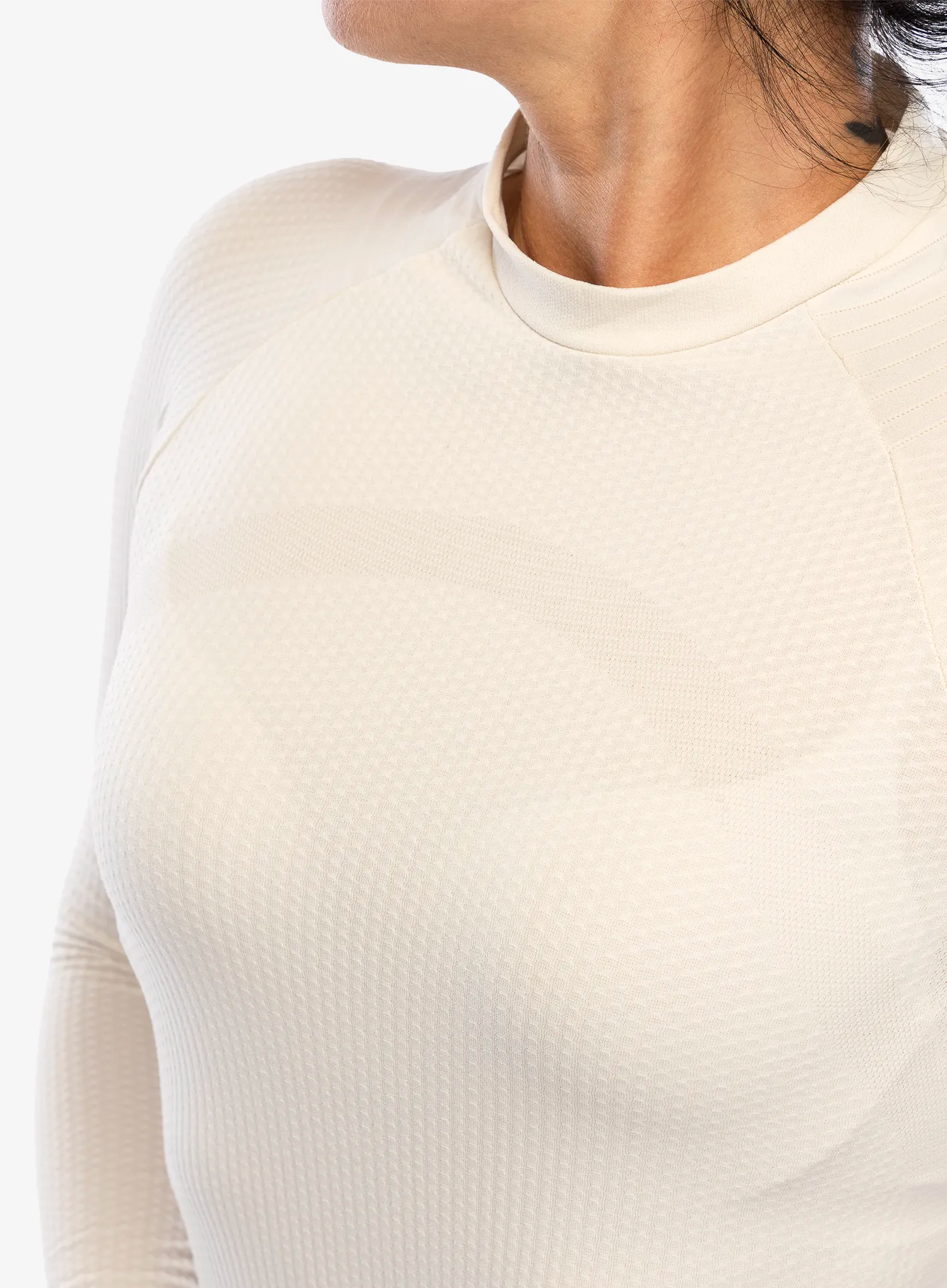 Dámská funkční mikina Salomon Essential Warm L/S Top - rainy day
