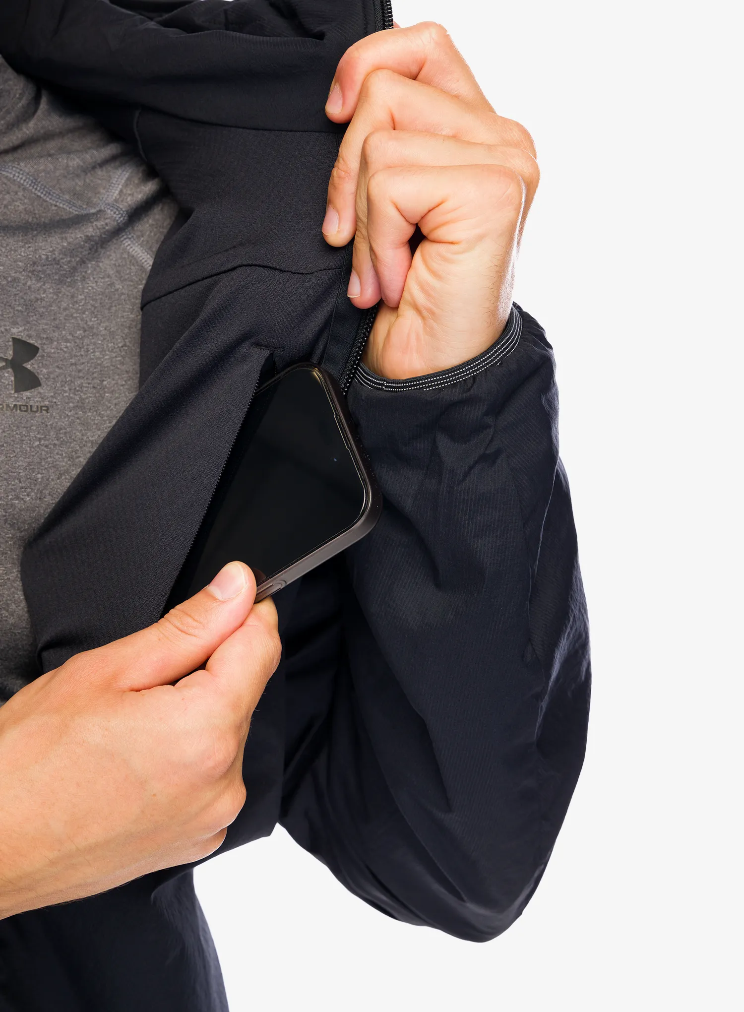 Zateplená bunda Salomon Mountain Flex Jacket HD - deep black