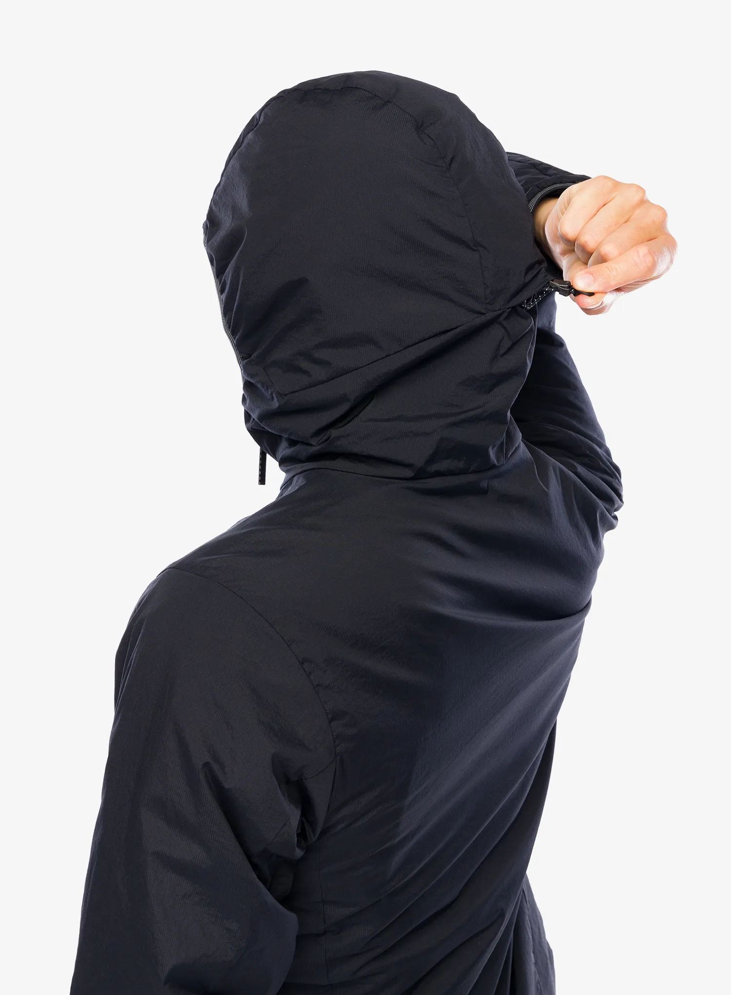 Zateplená bunda Salomon Mountain Flex Jacket HD - deep black