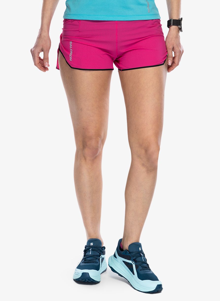 Běžecké kraťasy dámské Salomon Sense Aero 3 Short - beetroot purple