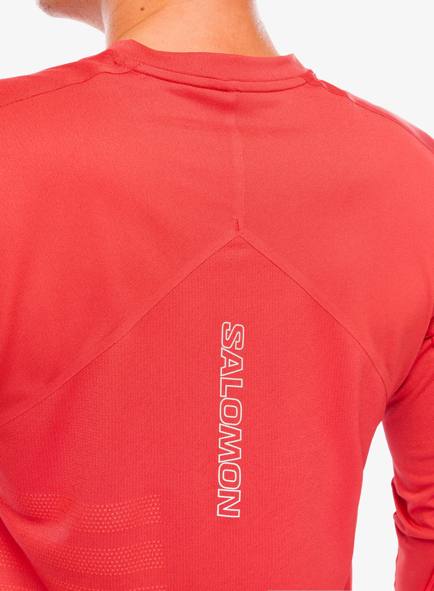 Mikina na běhání Salomon Sense Aero LS Tee GFX - tandoor