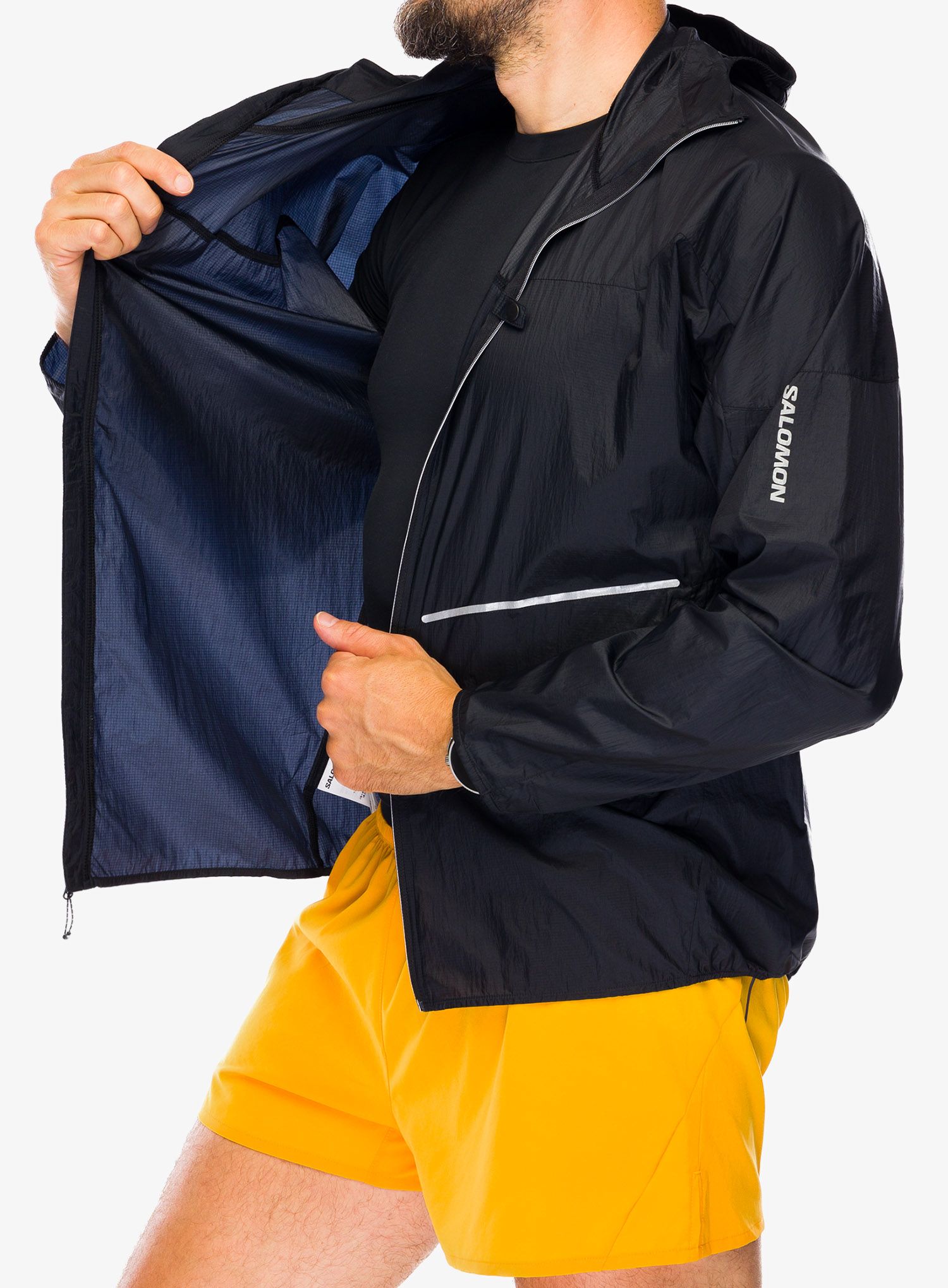 Větrovka Salomon Sense Aero Wind JKT - deep black