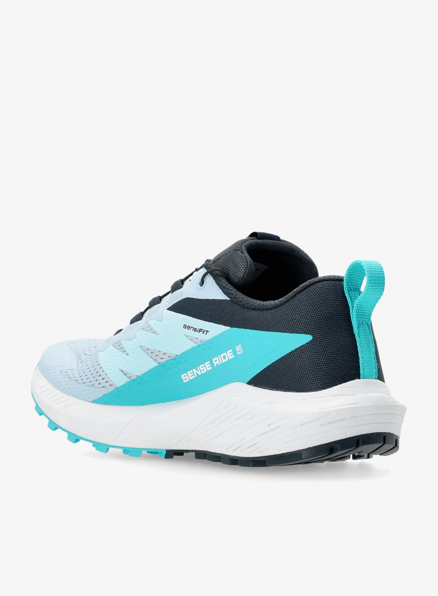 Dámské trailové boty Salomon Sense Ride 5 - cashmere/carbon/blue
