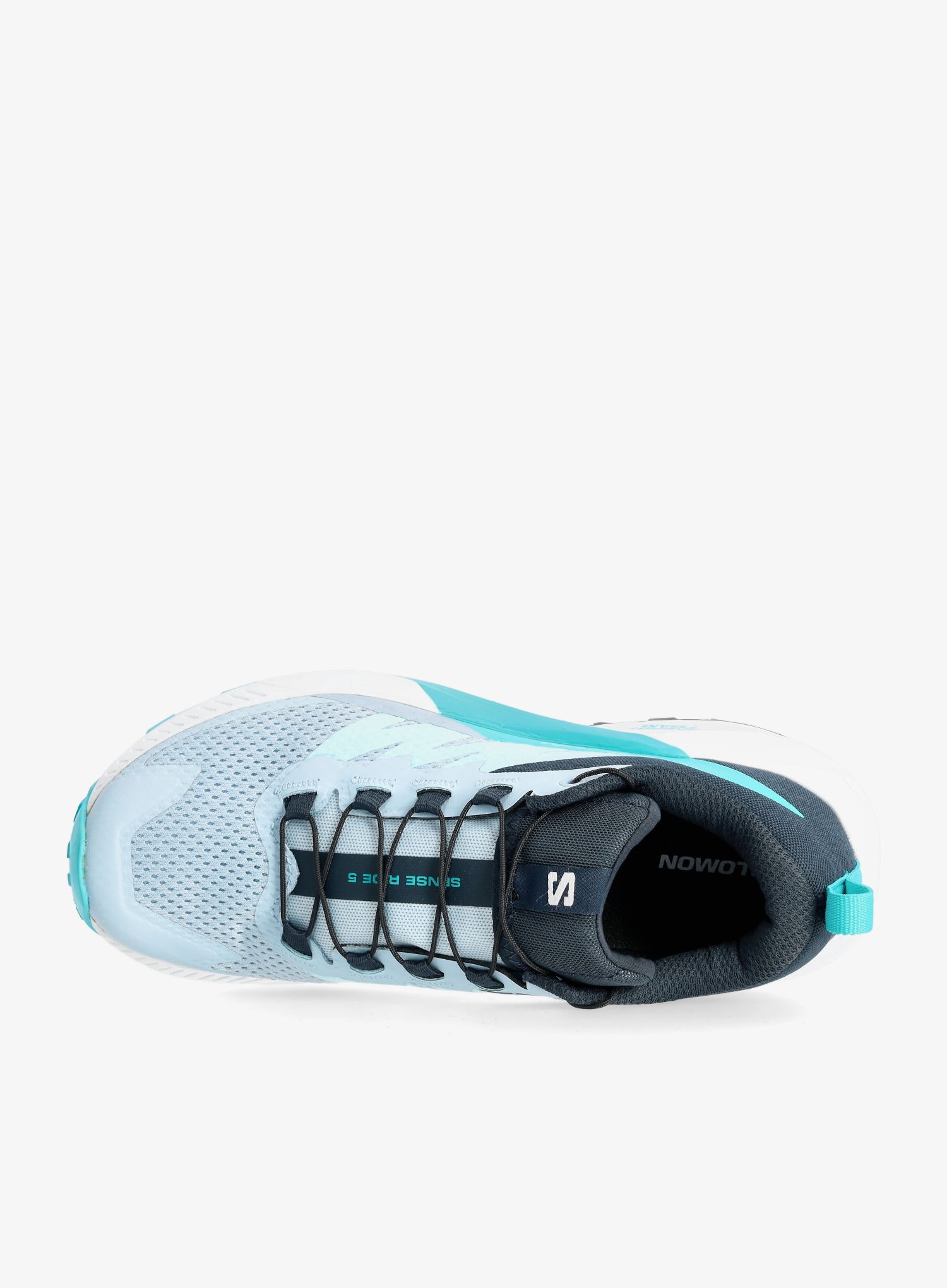 Dámské trailové boty Salomon Sense Ride 5 - cashmere/carbon/blue