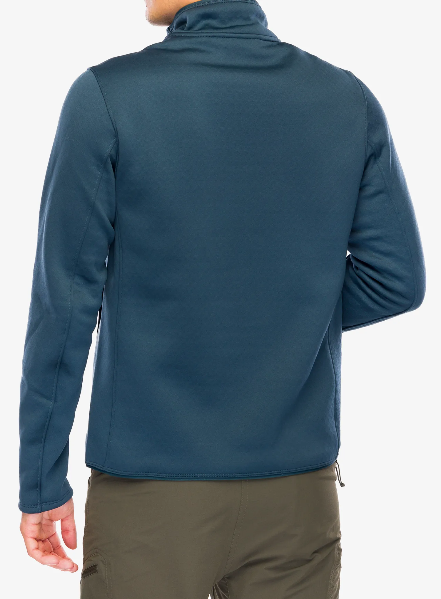 Mikina bez kapuce Salomon Essential Warm Hz Mid - midnight navy
