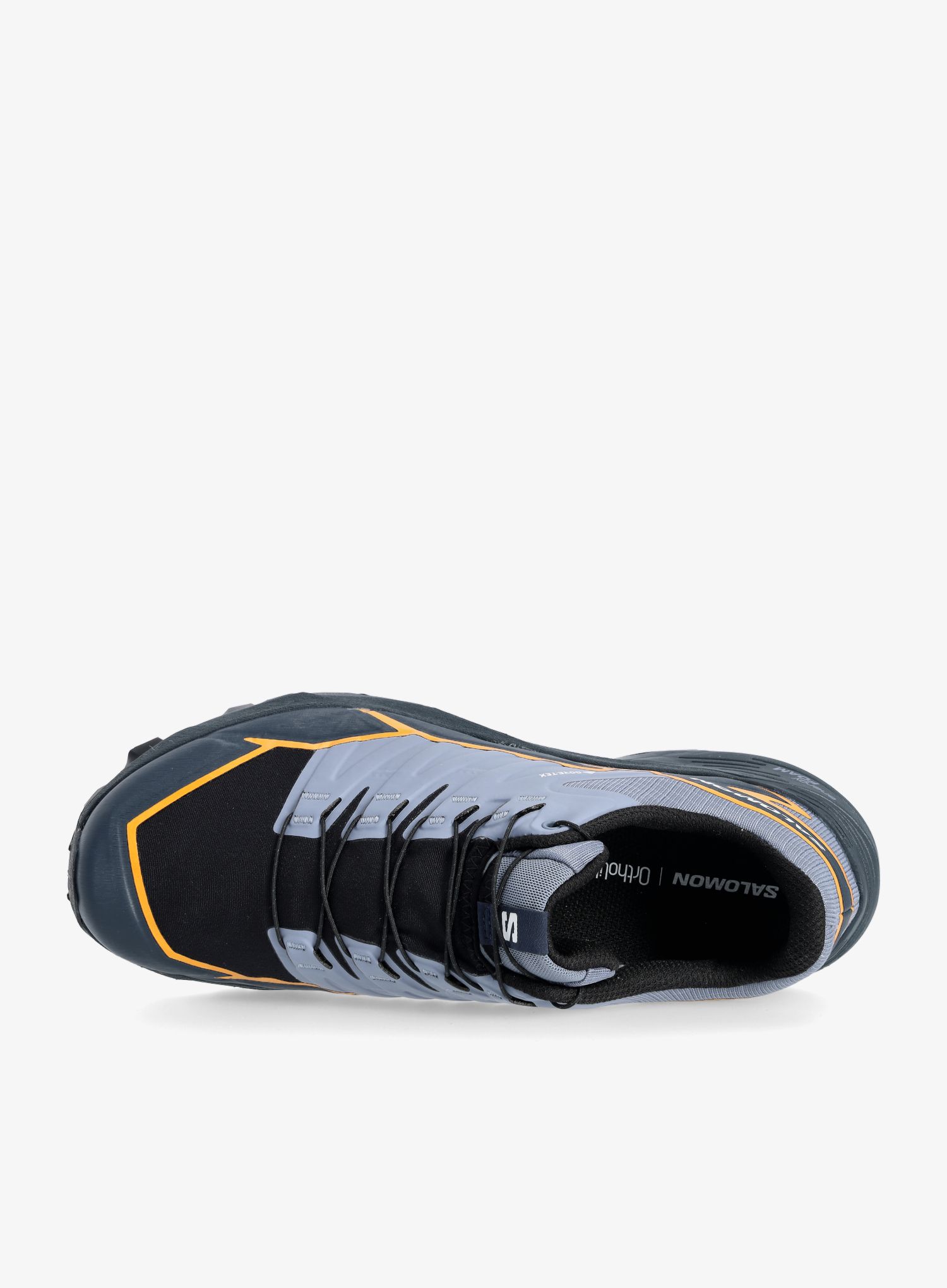 Boty na běhání pánské Salomon Thundercross GTX - flint/carbon/orange