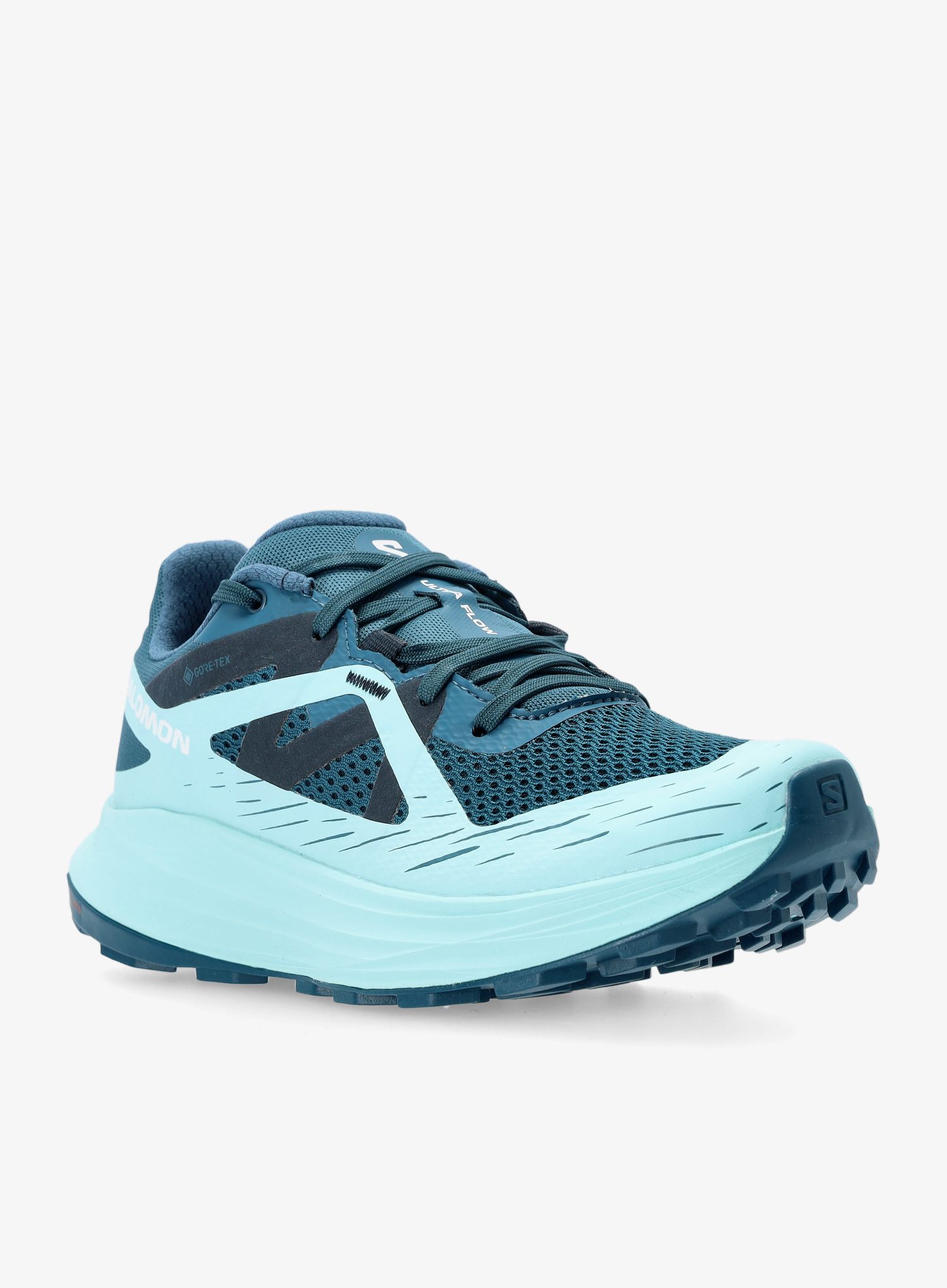Dámské trailové boty Salomon Ultra Flow GTX - dive/turquoise/carbon