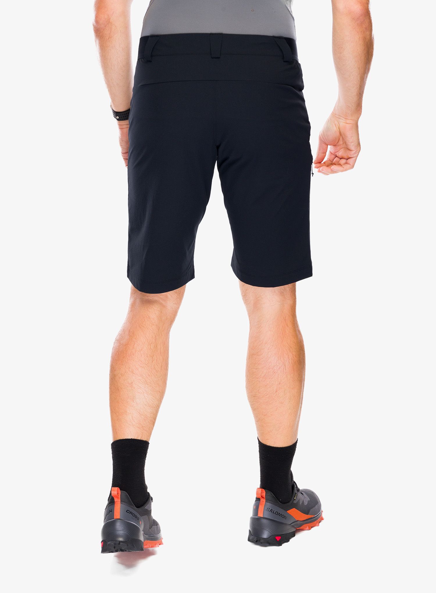 Outdoorové kraťasy Salomon Wayfarer Short - deep black