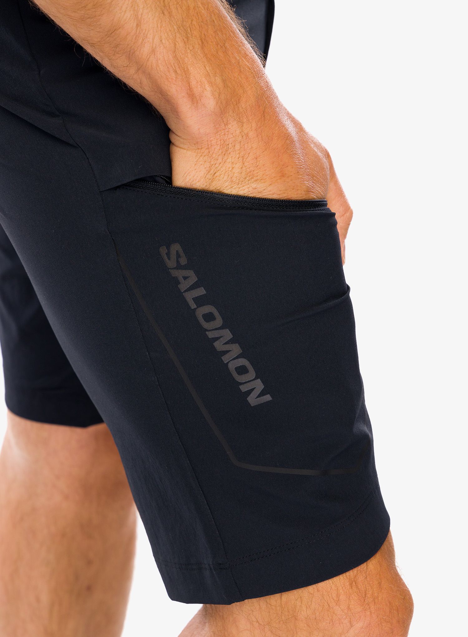 Outdoorové kraťasy Salomon Wayfarer Short - deep black