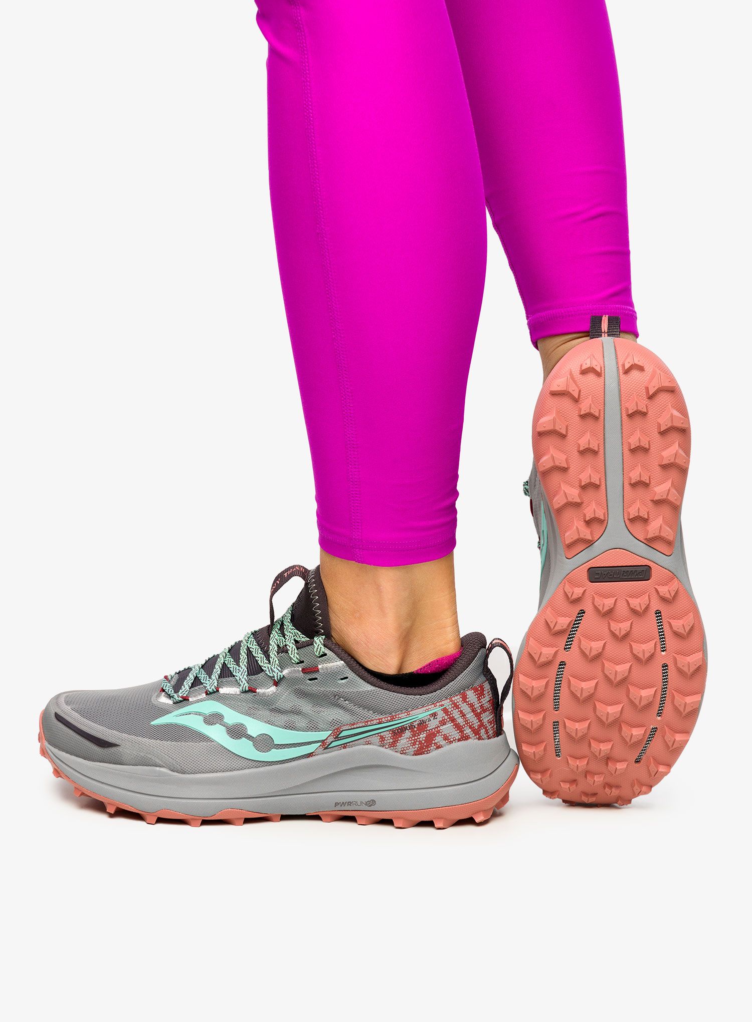 Dámské trailové boty Saucony Xodus Ultra 2  - fossil/soot