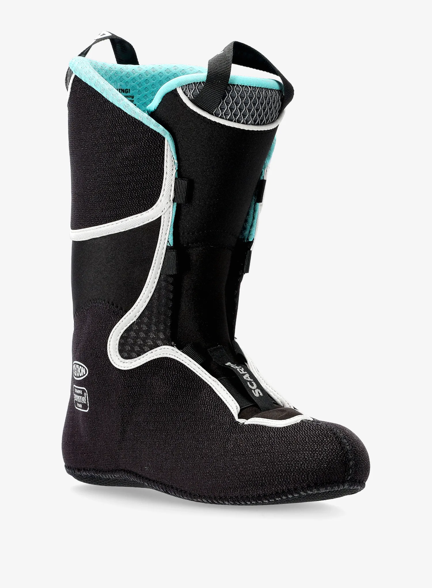 Dámské skialpové boty Scarpa F1 - anthracite/aqua