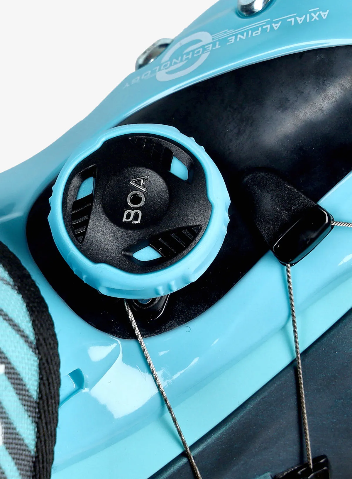 Dámské skialpové boty Scarpa F1 - anthracite/aqua