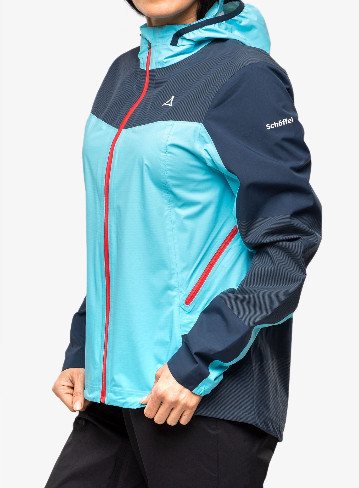 Bunda na kolo dámská Schoffel 2.5L Jacket Epic Trail - medium turquoise