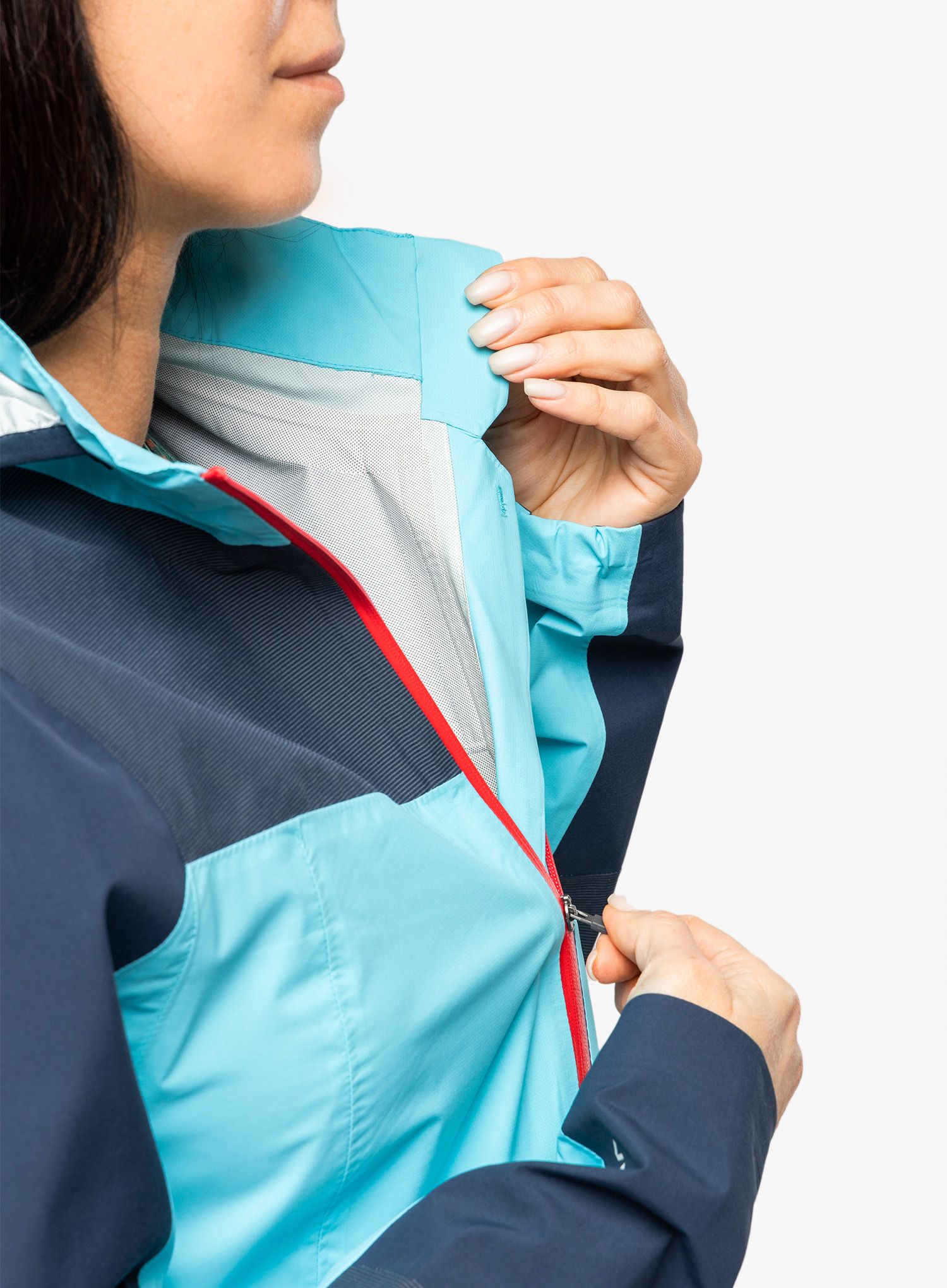 Bunda na kolo dámská Schoffel 2.5L Jacket Epic Trail - medium turquoise