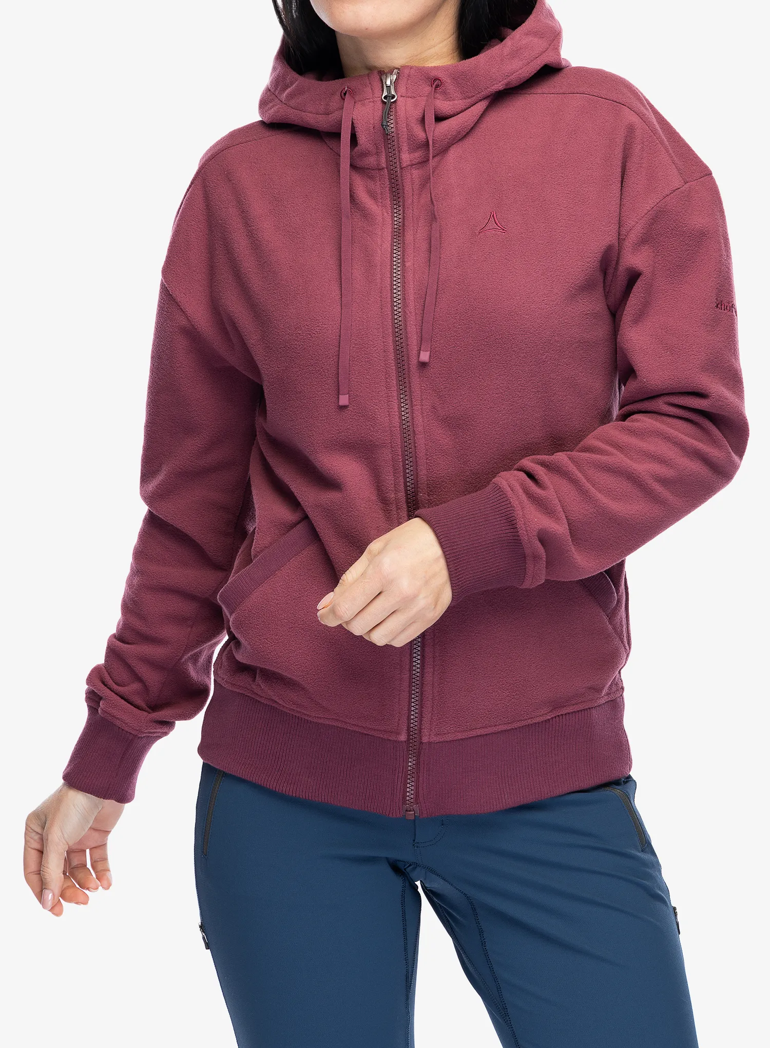 Fleece mikina dámská Schoffel Fleece Jk Style Leveche - acai