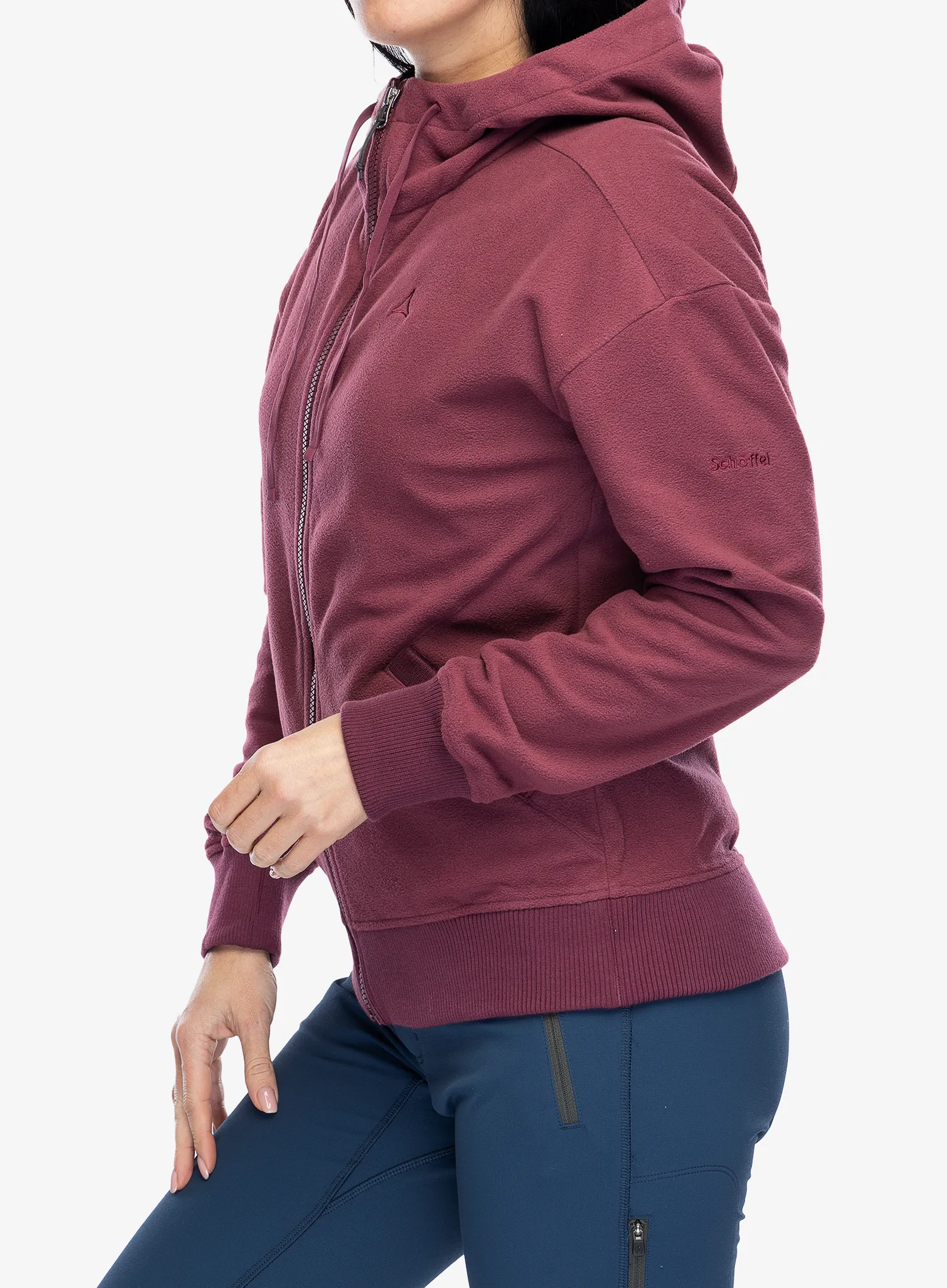 Fleece mikina dámská Schoffel Fleece Jk Style Leveche - acai
