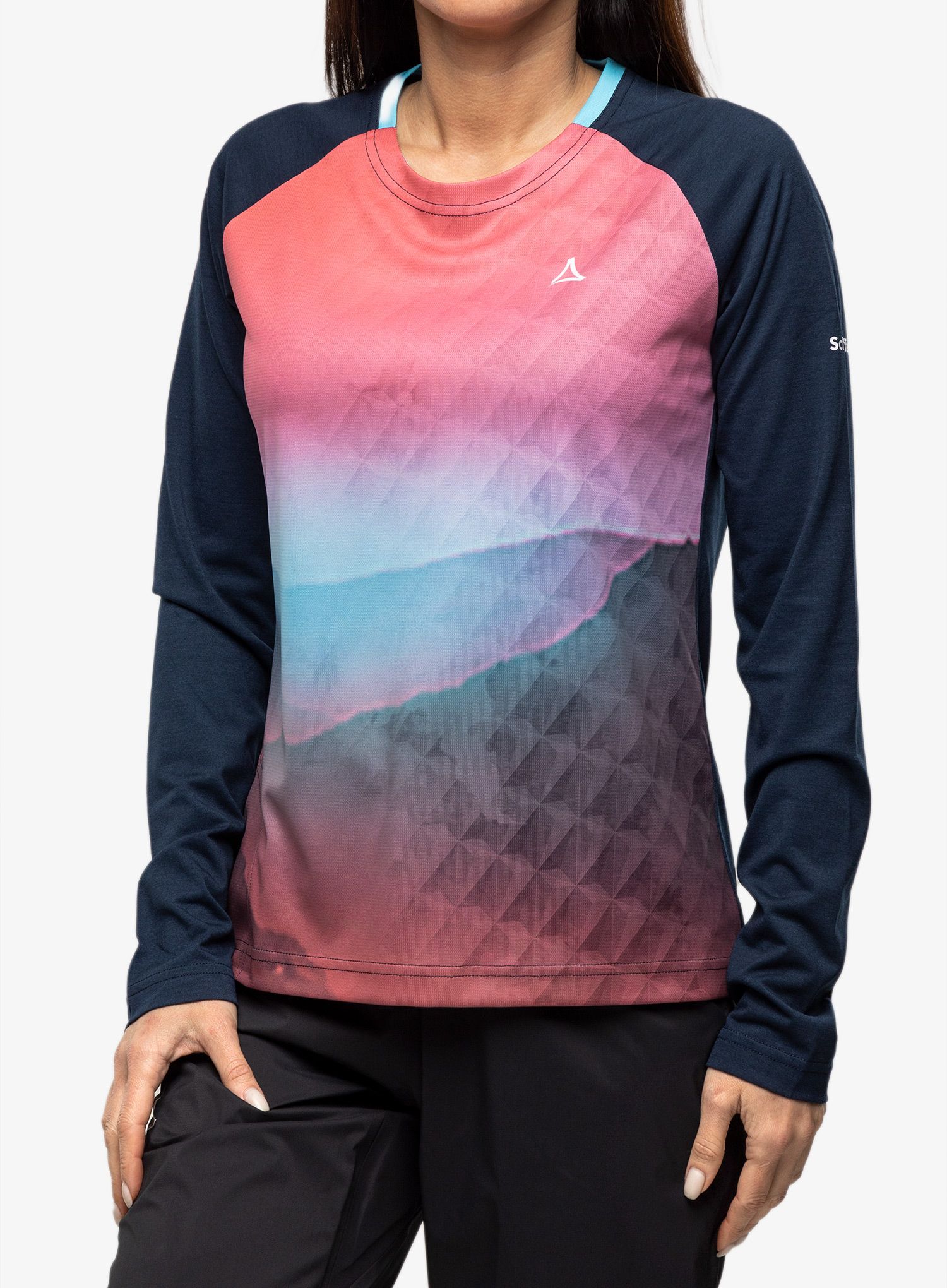 Cyklistická mikina dámská Schoffel Longsleeve Altitude - clasping rose