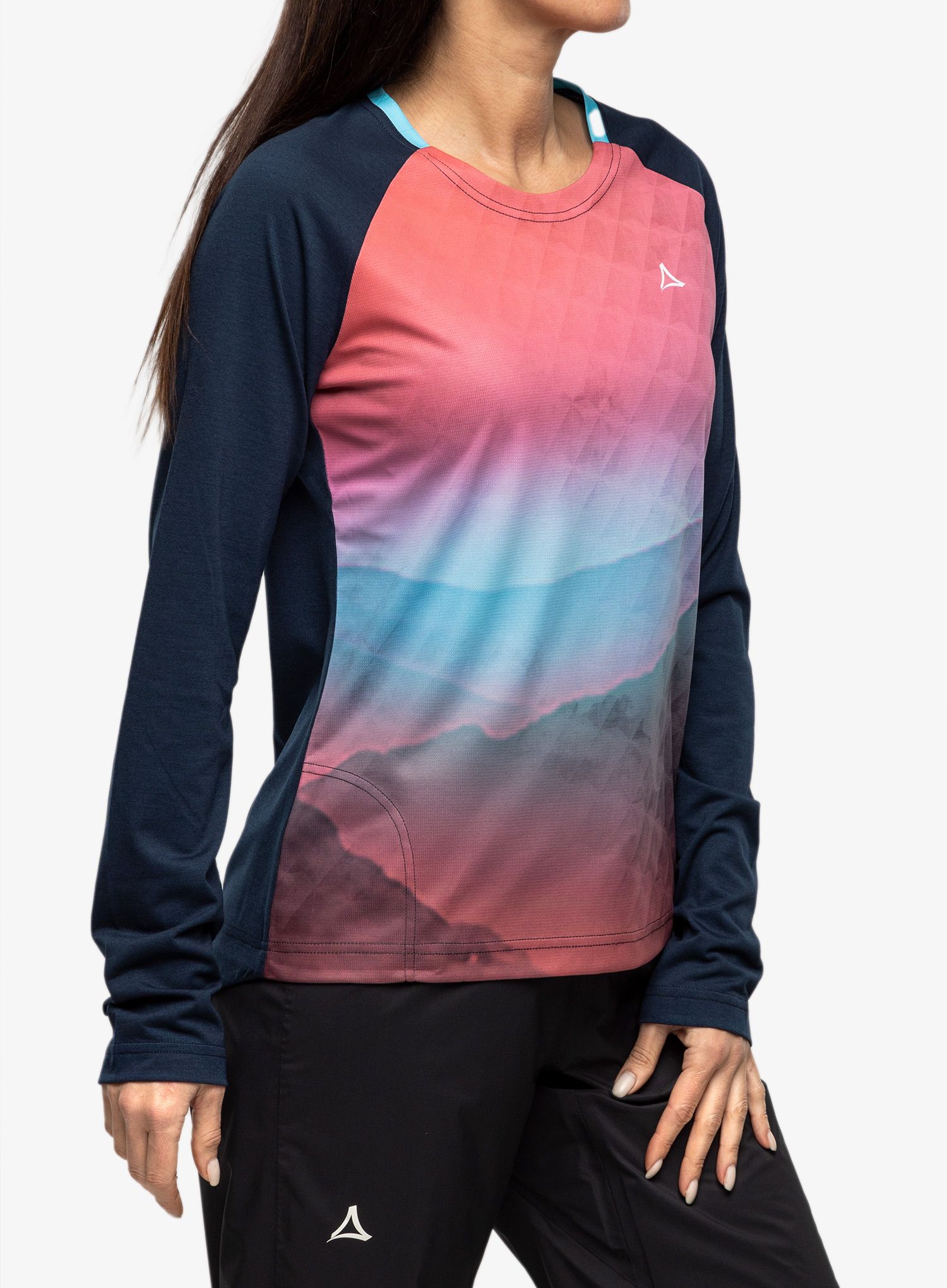 Cyklistická mikina dámská Schoffel Longsleeve Altitude - clasping rose