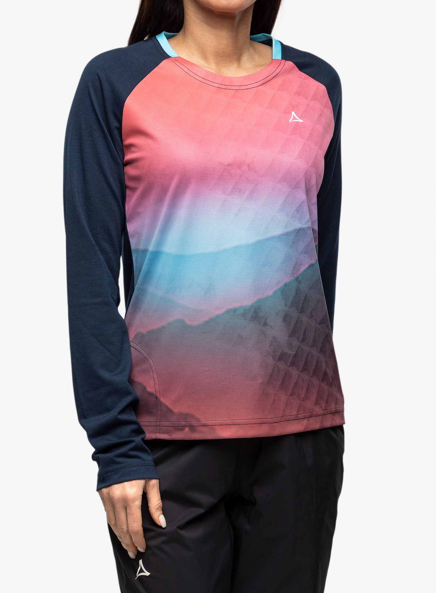 Cyklistická mikina dámská Schoffel Longsleeve Altitude - clasping rose