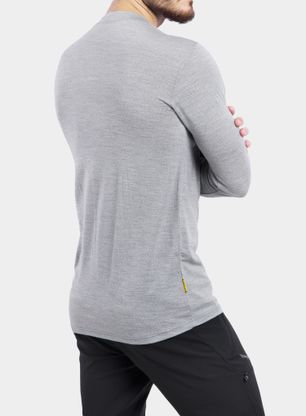 Termoaktivní mikina Sensor Merino Active PT Tee L/S - grey compass