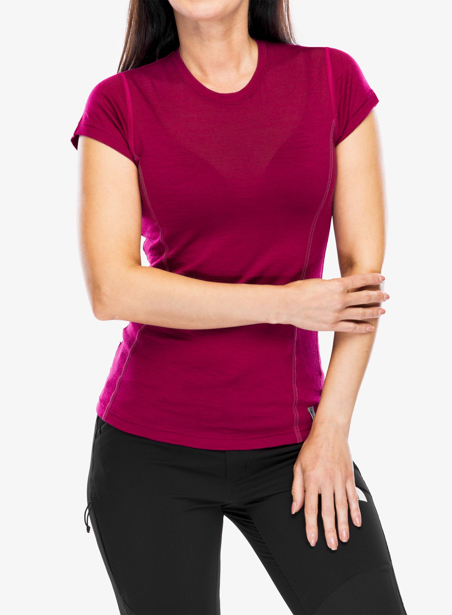 Dámské termoaktivní tričko Sensor Merino Active Tee S/S - lilla