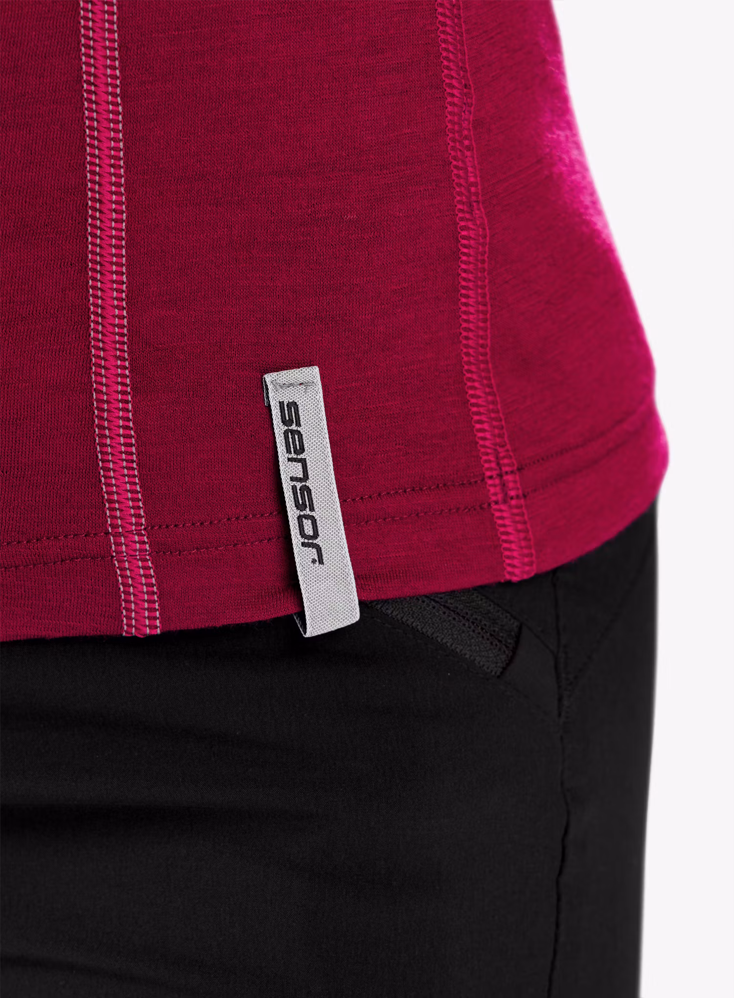 Dámské termoaktivní tričko Sensor Merino Active Tee S/S - lilla