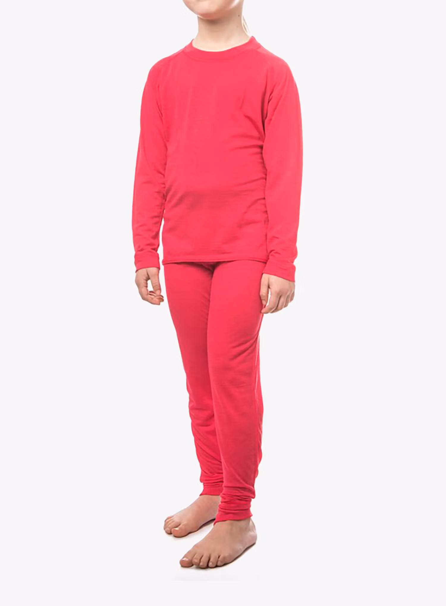 Funkční prádlo pro děti Sensor Merino Air Set Tee LS + Underpants - magenta