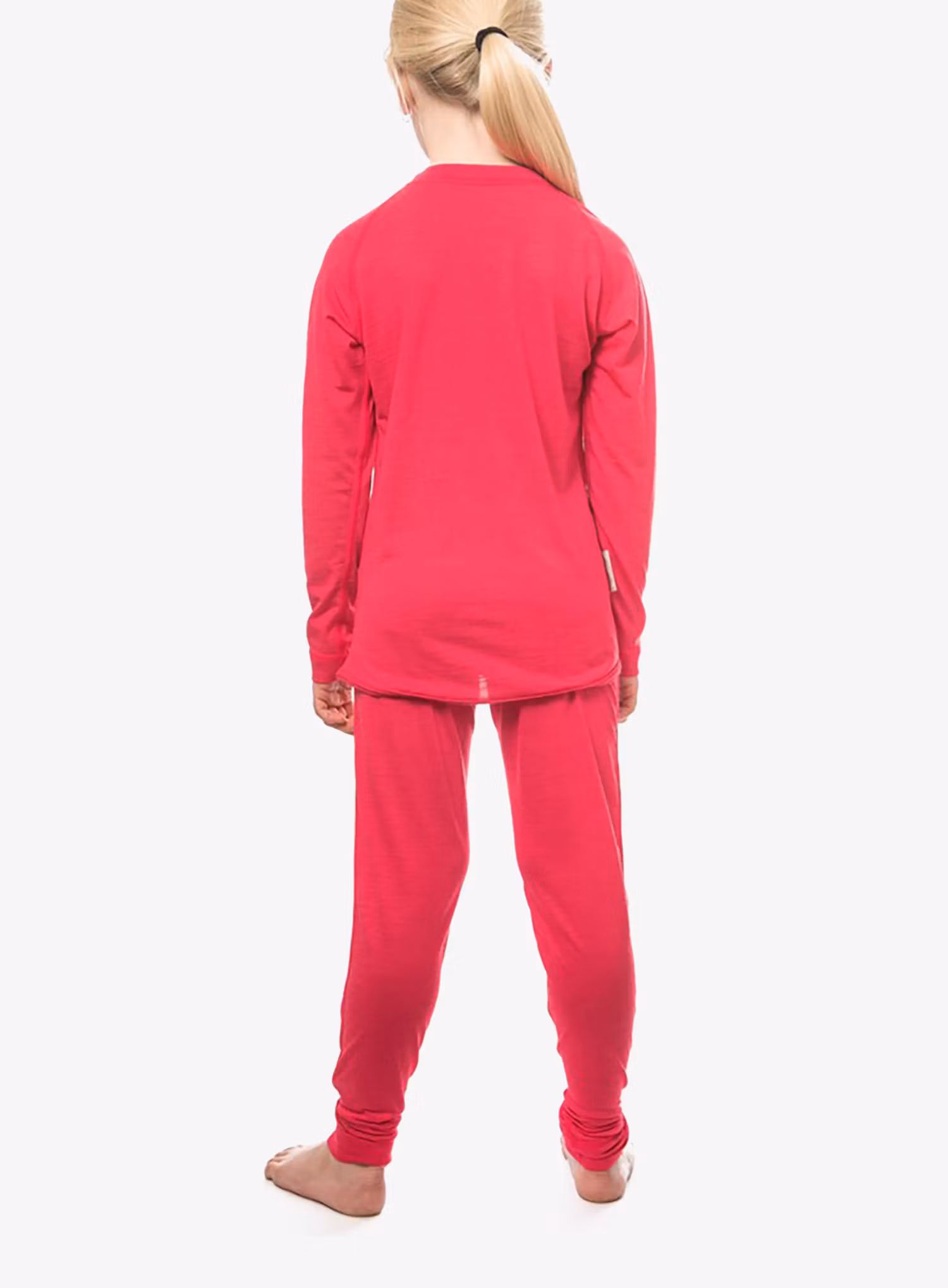 Funkční prádlo pro děti Sensor Merino Air Set Tee LS + Underpants - magenta
