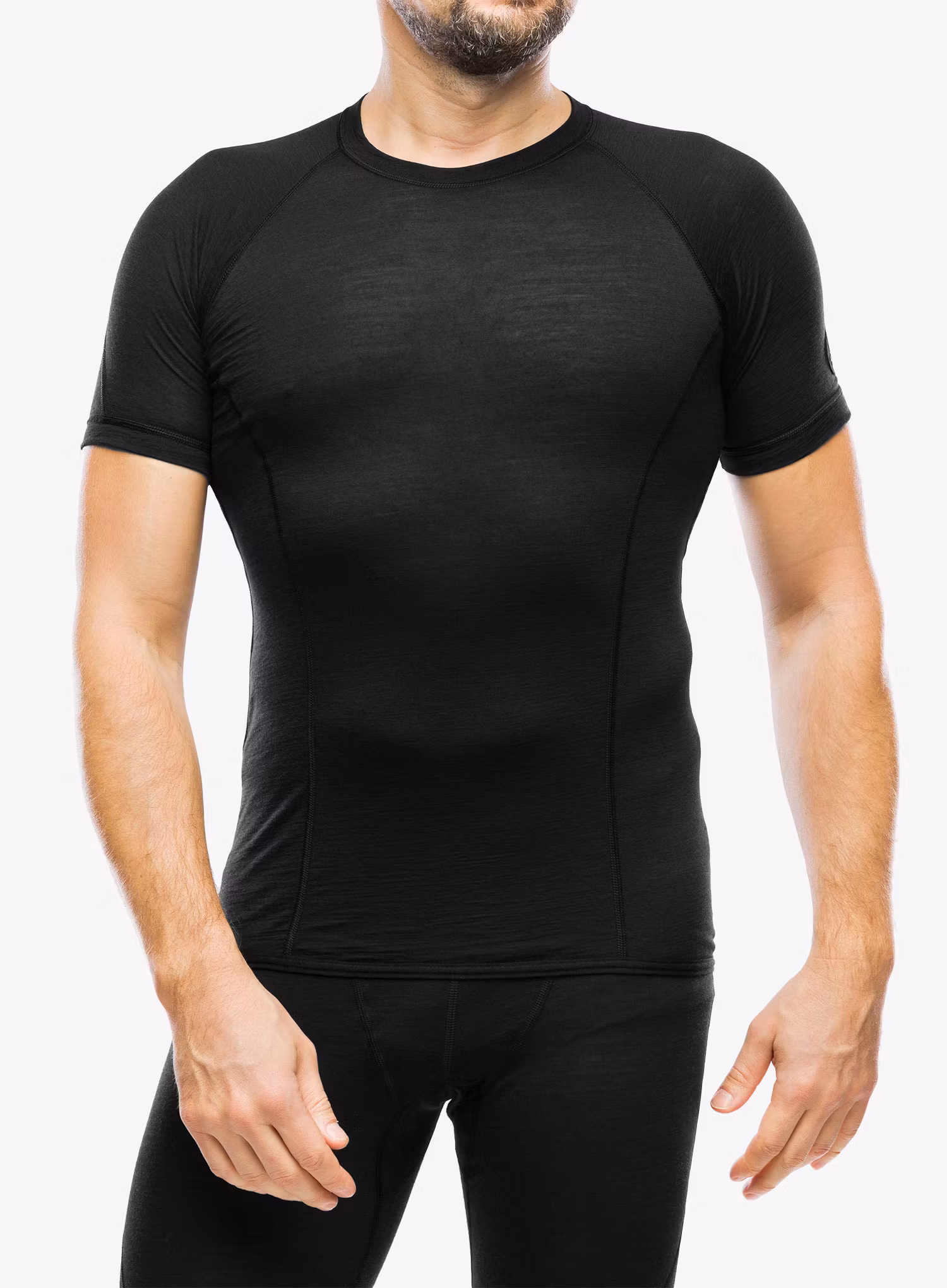 Termotriko Sensor Merino Air Tee S/S - black/ black
