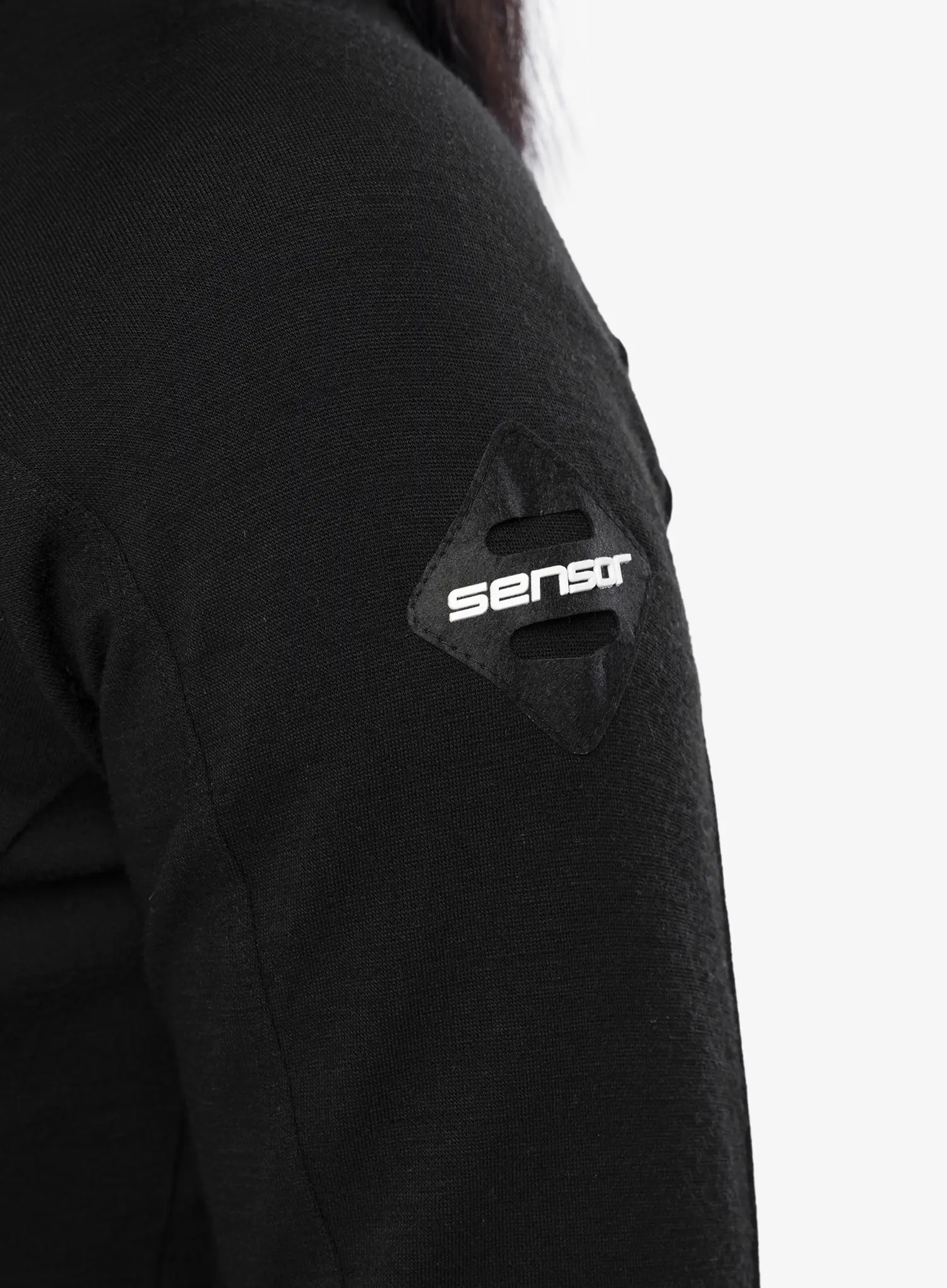 Dámská mikina Sensor Merino UP Fleece Full Zip - black