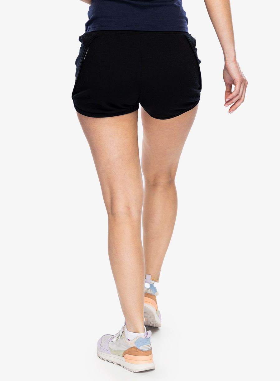 Kraťasy dámské Sensor Merino Upper Traveller Shorts - black