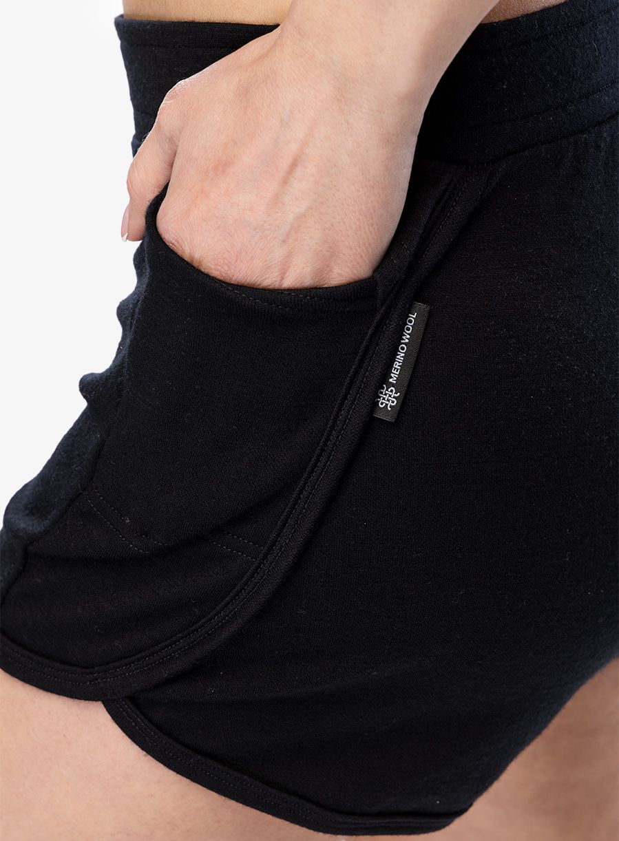 Kraťasy dámské Sensor Merino Upper Traveller Shorts - black
