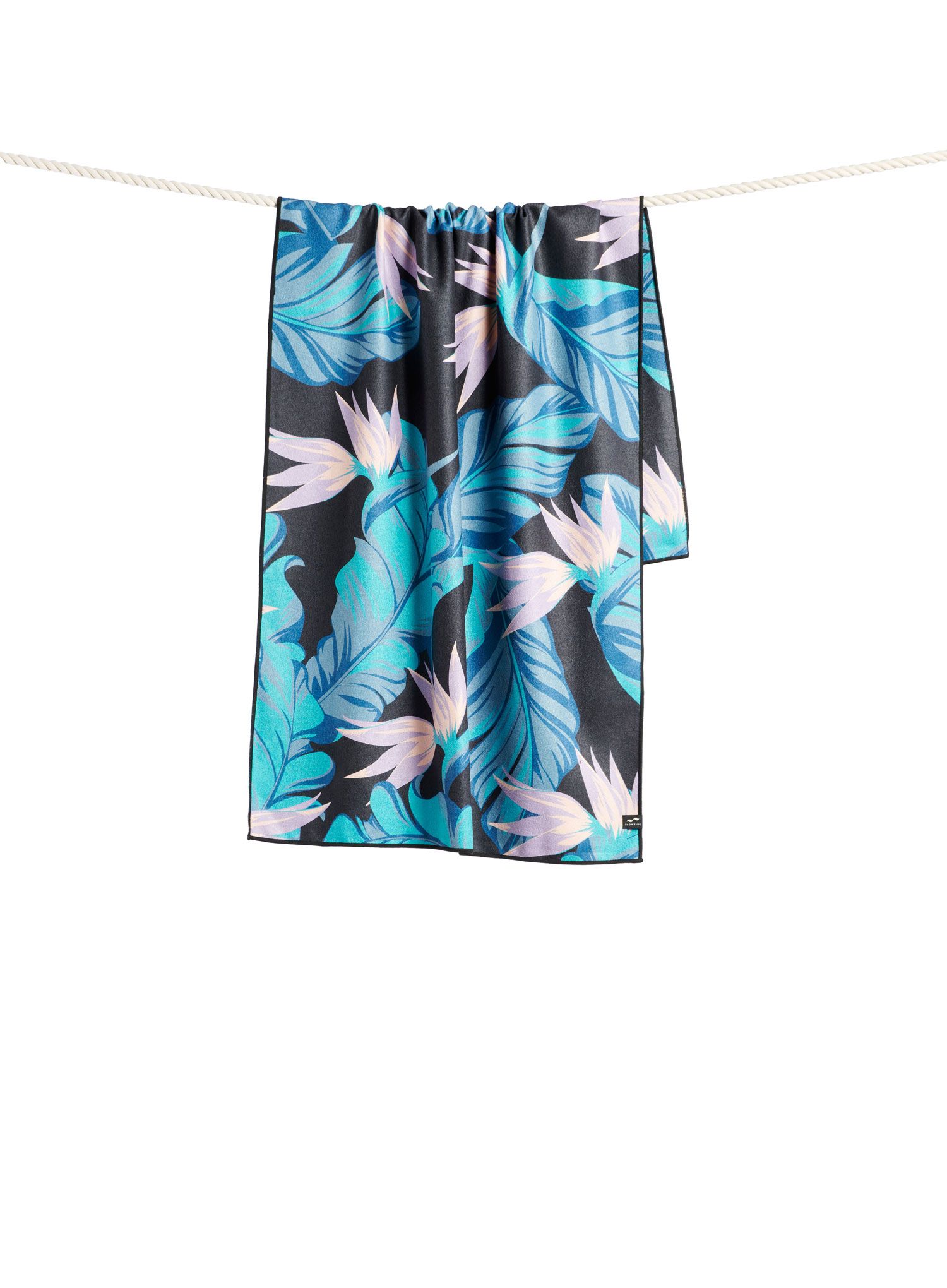 Plážový ručník Slowtide Mauka Beach Towel - black