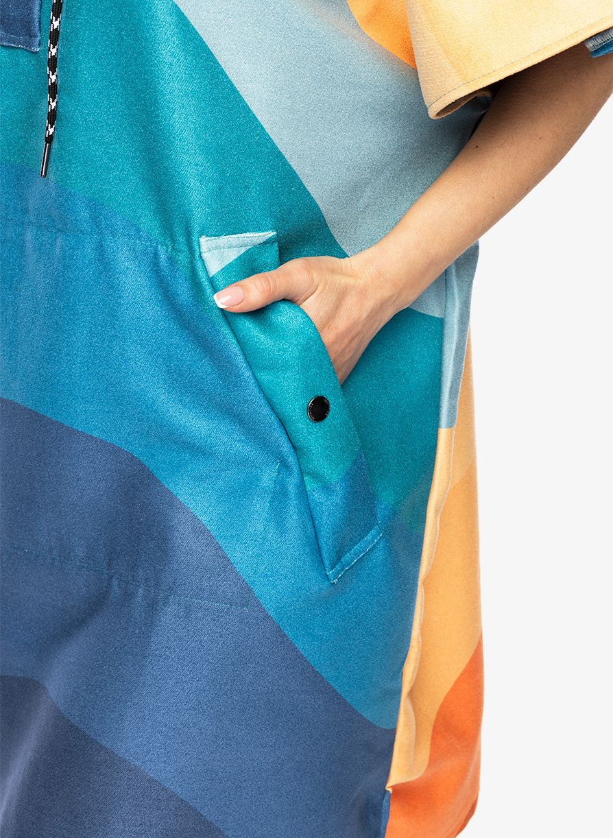 Pončo Slowtide Shores Quick Dry Poncho - multi