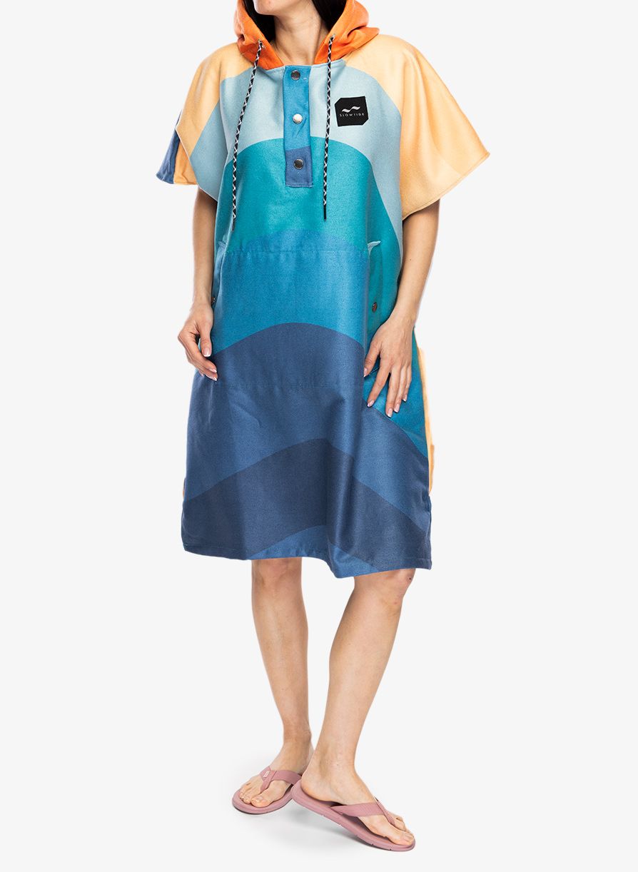 Pončo Slowtide Shores Quick Dry Poncho - multi