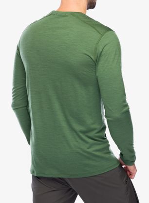 Funkční mikina Smartwool Classic Merino Base Layer LS Boxed - fern green