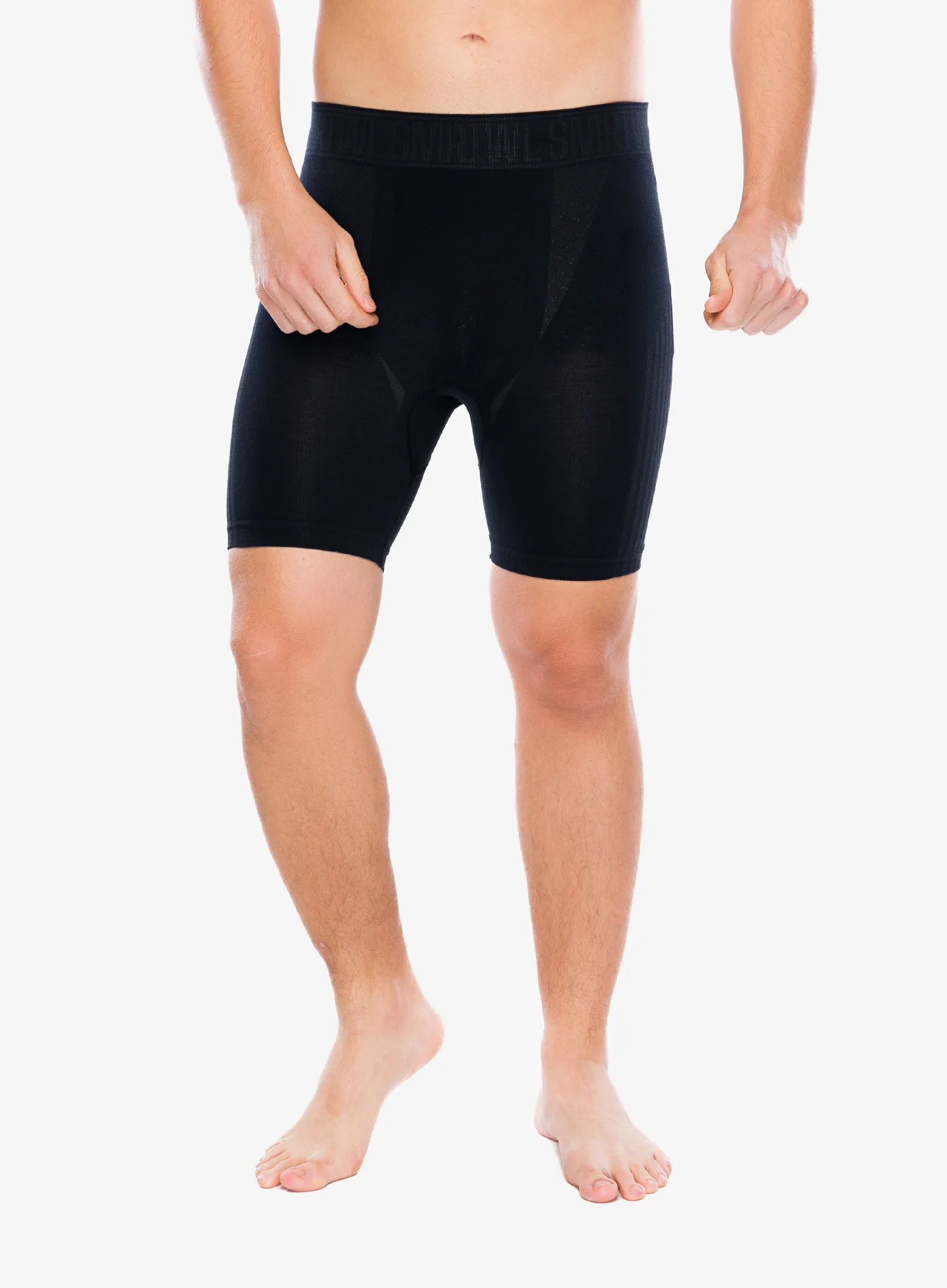 Funkční boxerky Smartwool Intraknit 6 Boxer Brief Boxed - black/charcoal