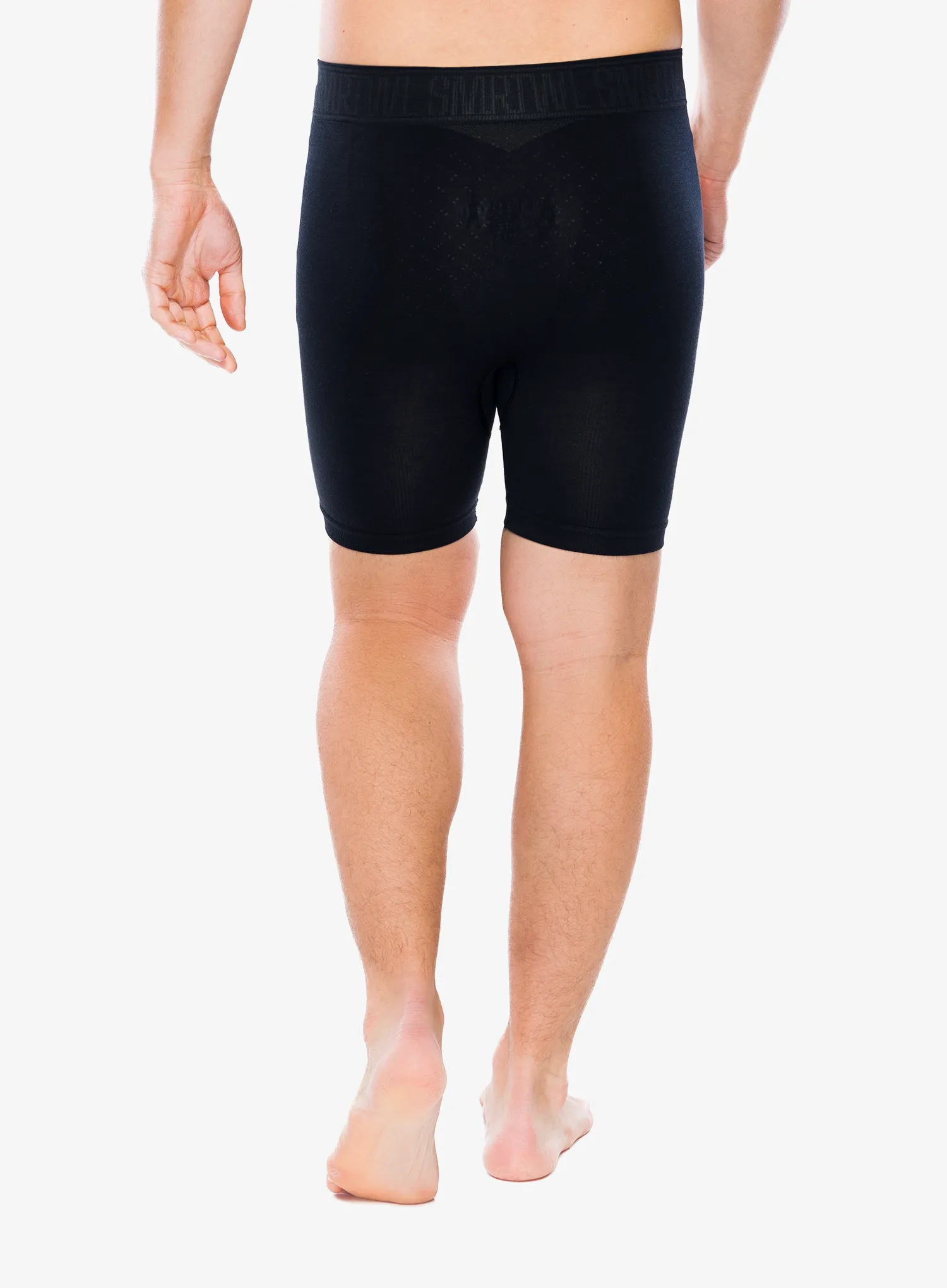 Funkční boxerky Smartwool Intraknit 6 Boxer Brief Boxed - black/charcoal